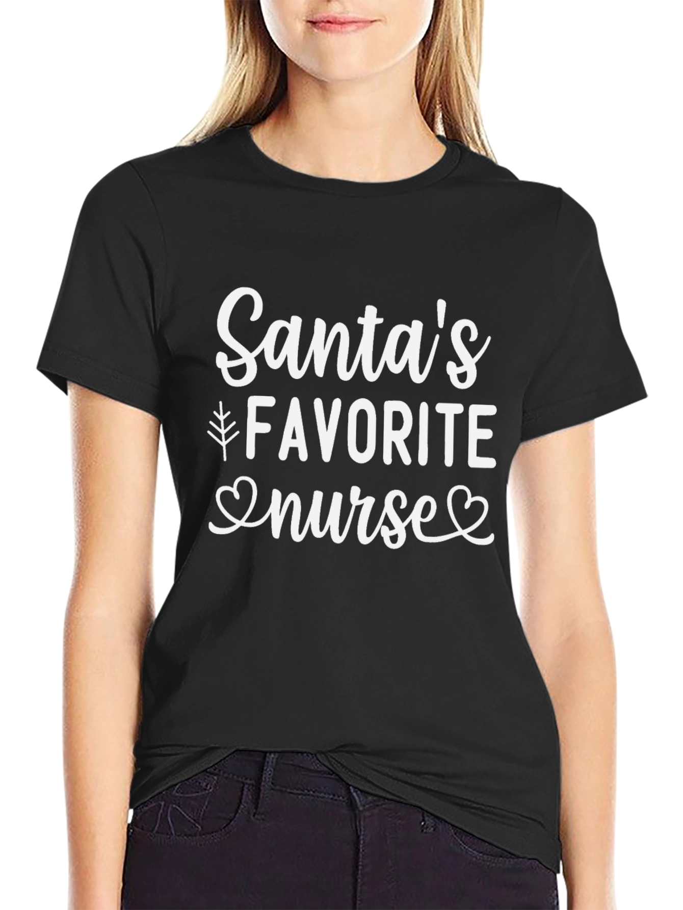 Santas Favorite Nurse T-Shirt