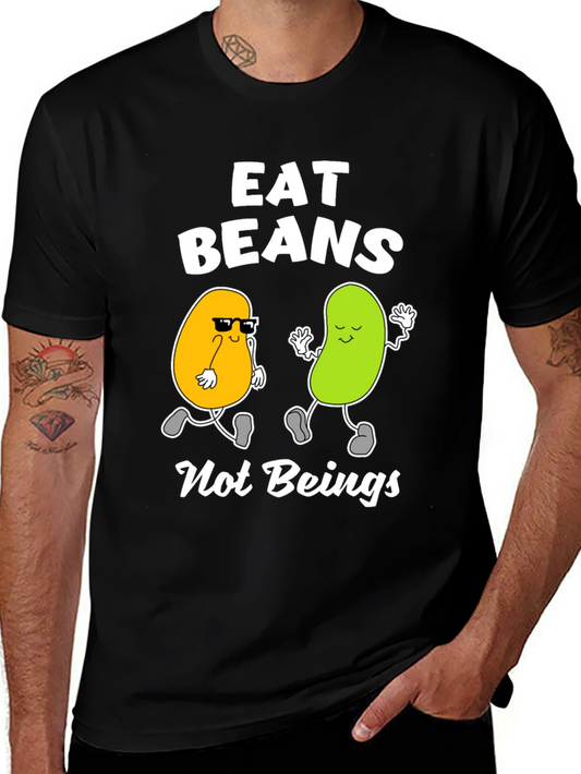 Eat Beans T-Shirt - Funny Vegan Tee