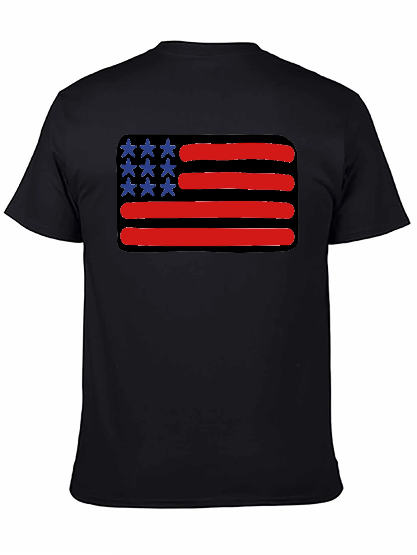 American Flag Graphic T-Shirt - Patriotic Style