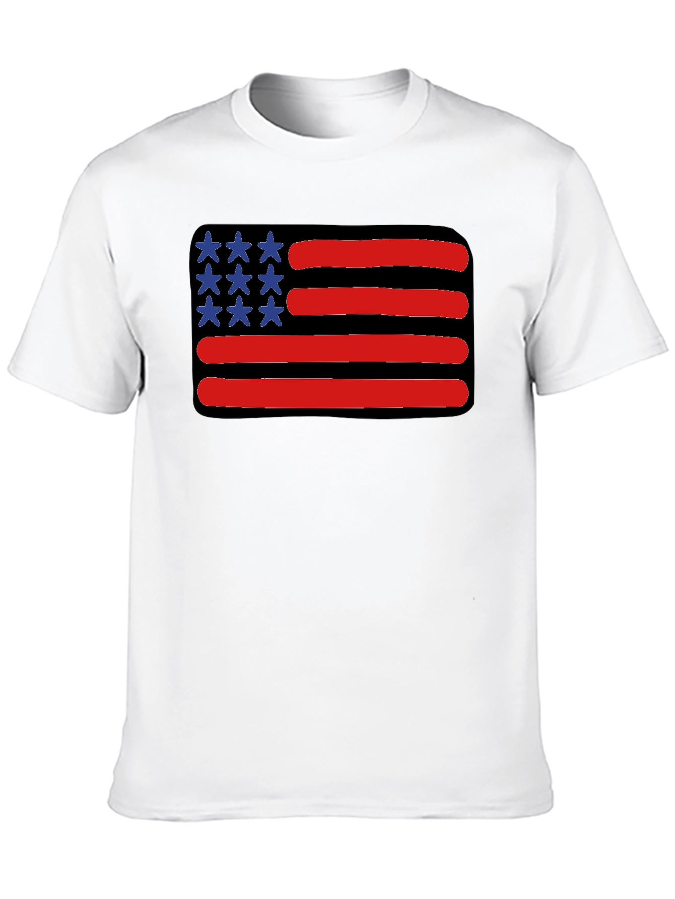 American Flag Graphic T-Shirt - Patriotic Style