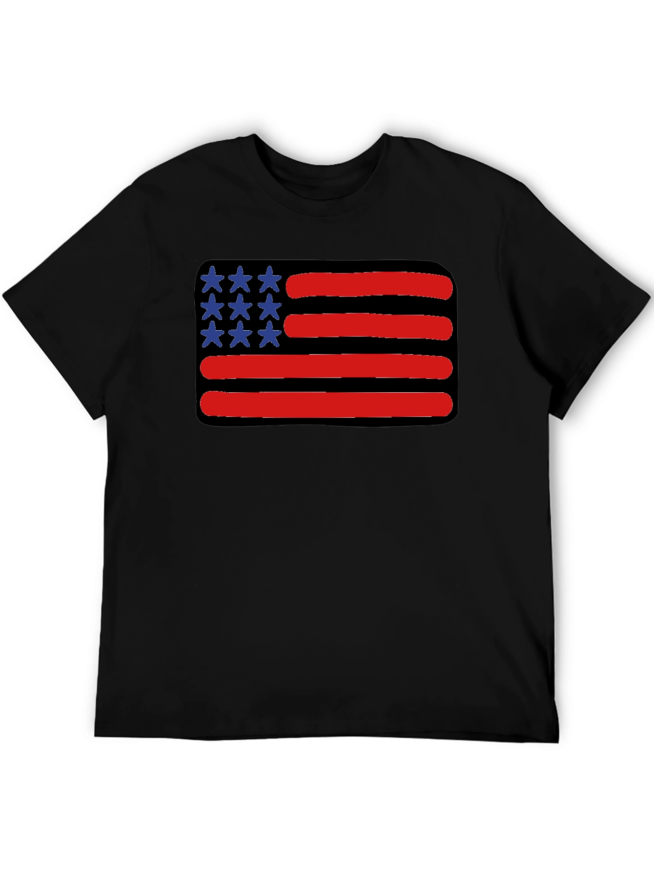 American Flag Graphic T-Shirt - Patriotic Style