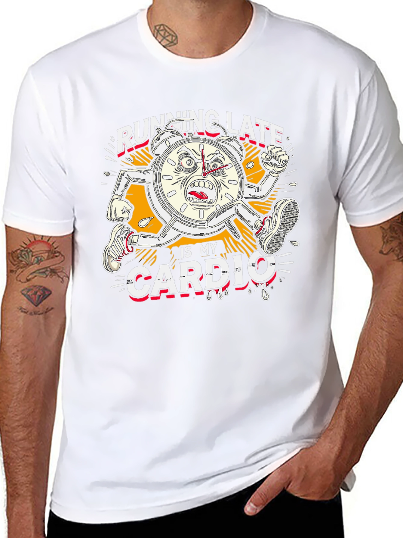 Running Late is My Cardio Graphic Tee