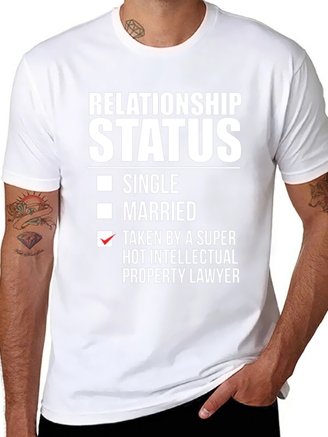 Relationship Status T-Shirt - Taken by a Lawyer