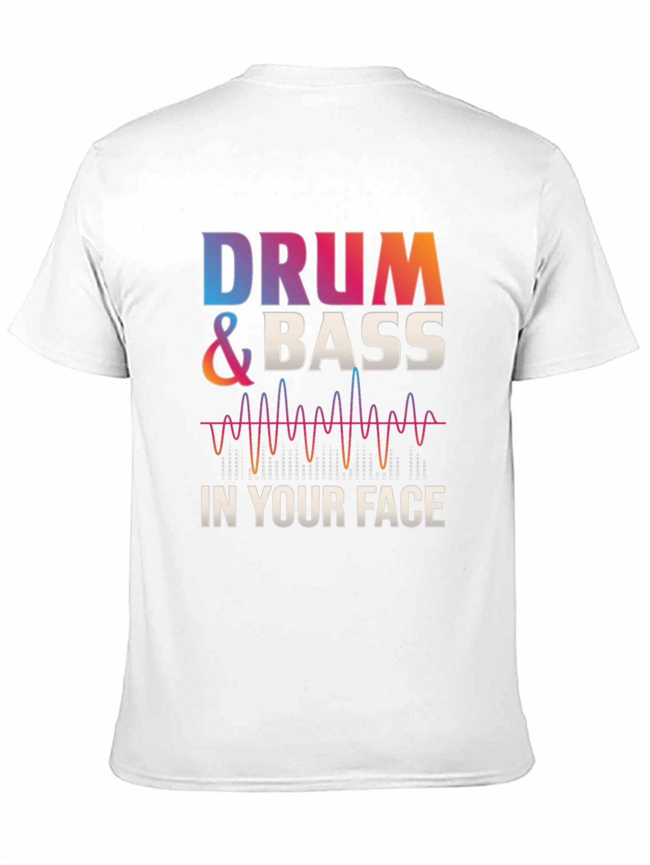 Drum & Bass Graphic Tee - Music Lovers T-Shirt