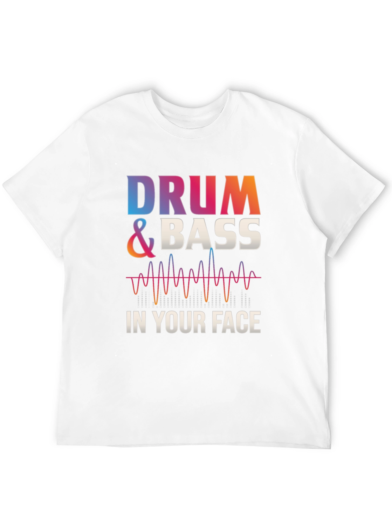 Drum & Bass Graphic Tee - Music Lovers T-Shirt