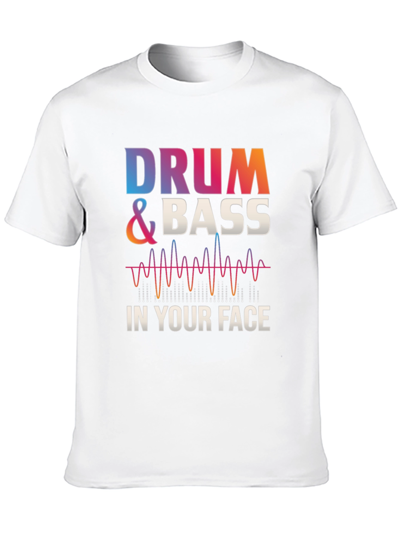 Drum & Bass Graphic Tee - Music Lovers T-Shirt