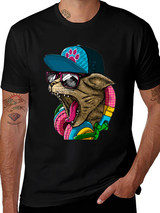 Cool Cat Graphic T-Shirt