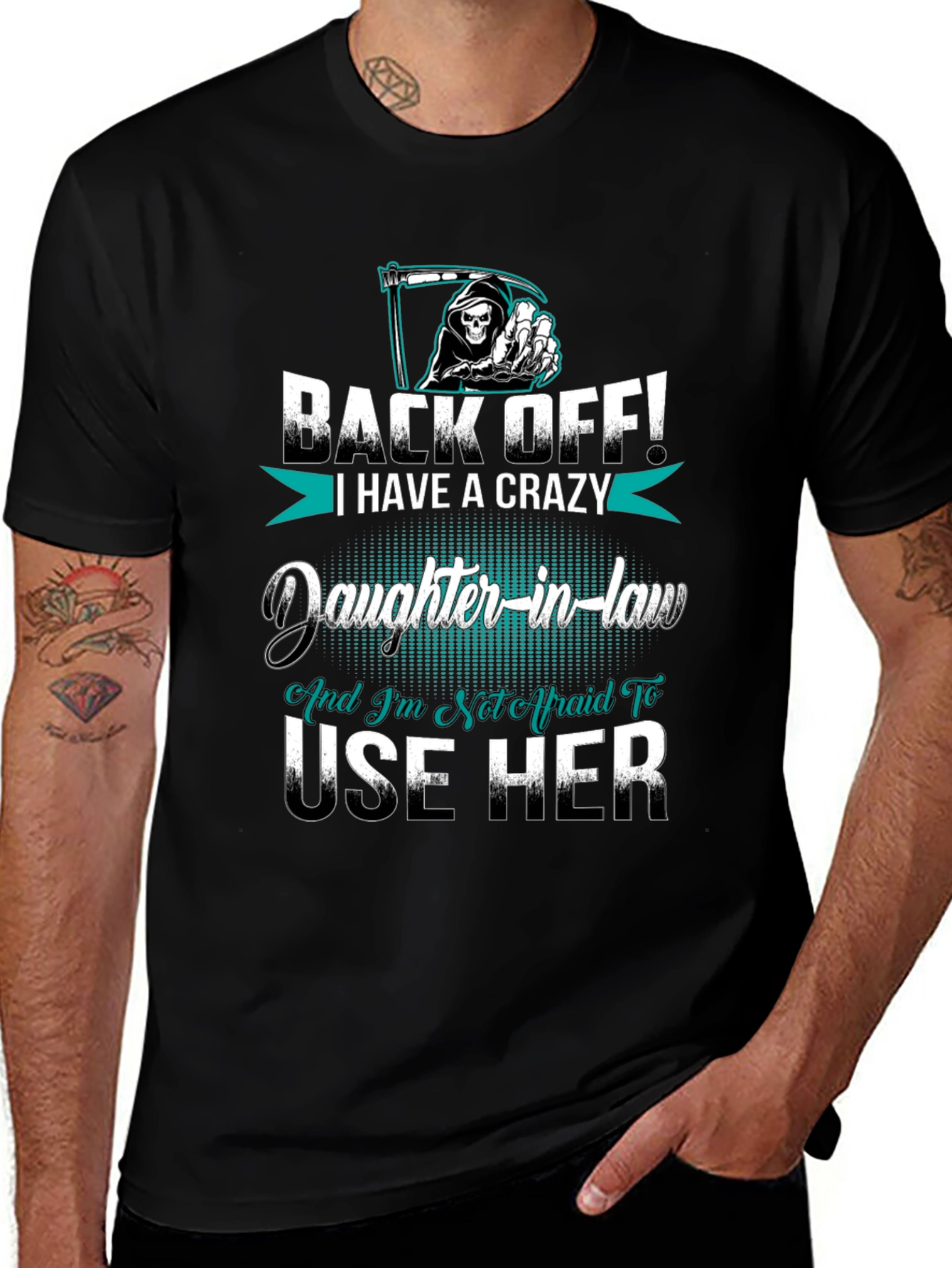 Crazy Daughter-in-Law Graphic T-Shirt