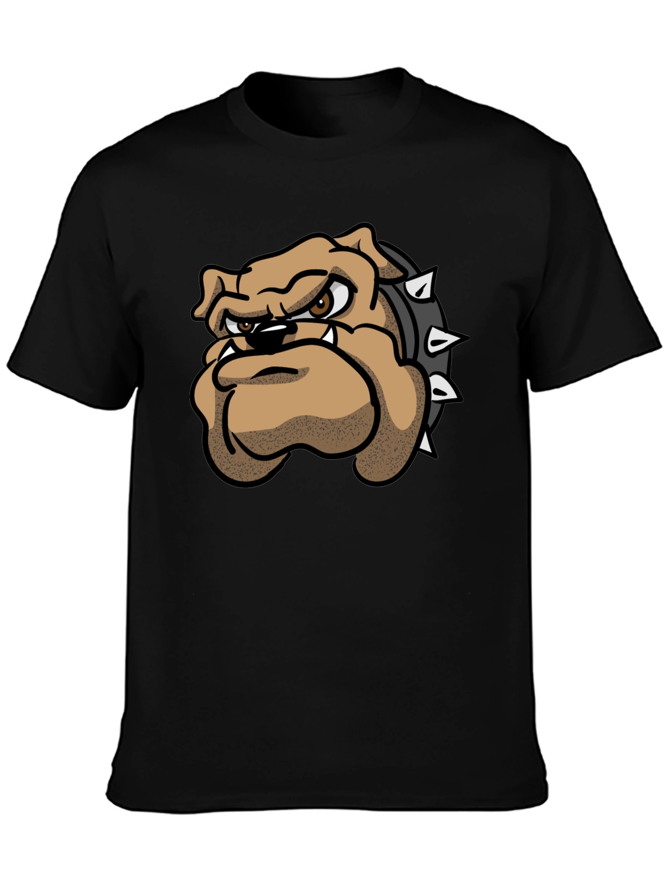 Bulldog Graphic Black T-Shirt