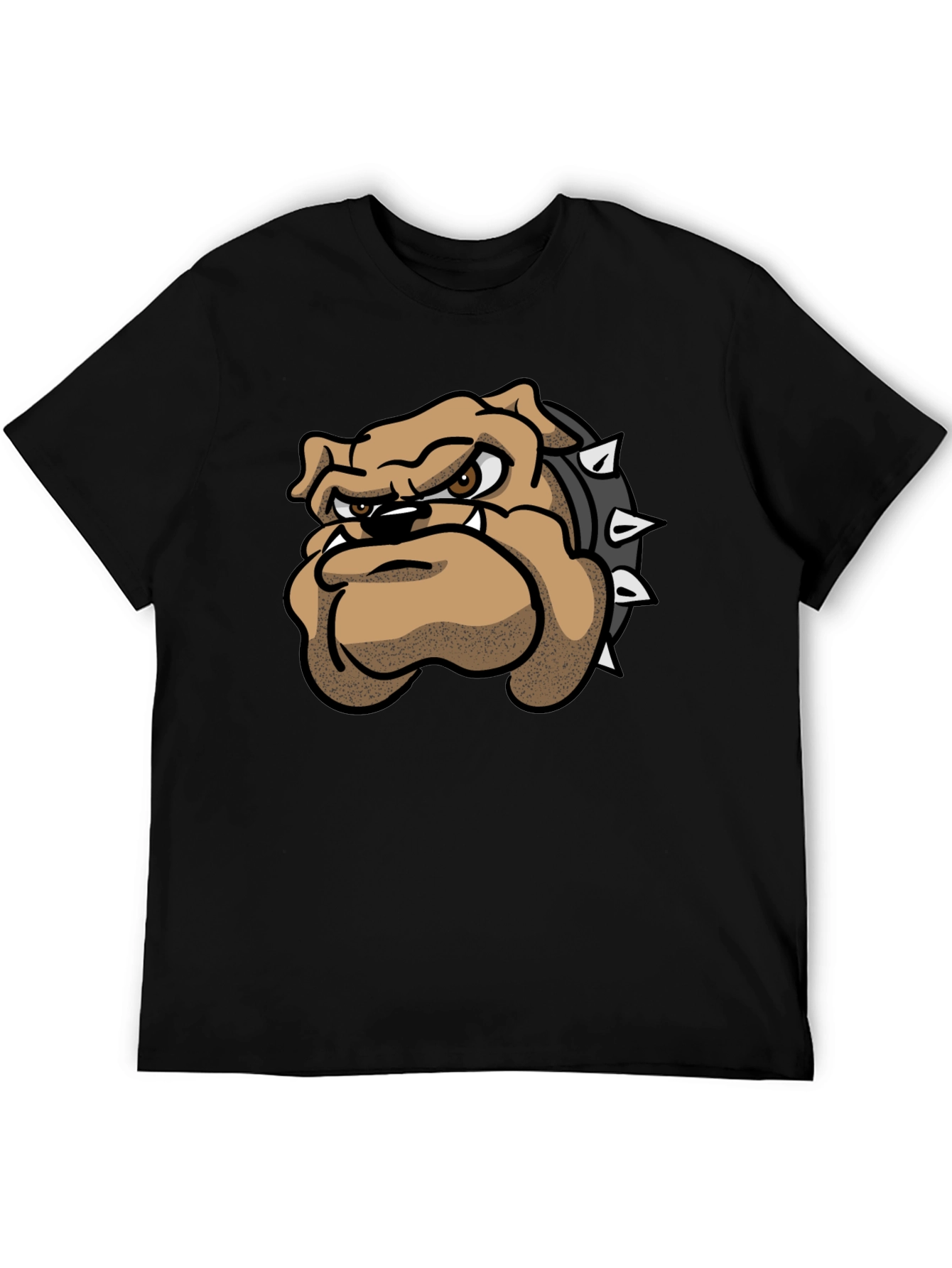 Bulldog Graphic Black T-Shirt