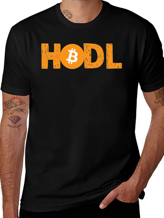 HODL Bitcoin T-Shirt - Crypto Investor Apparel