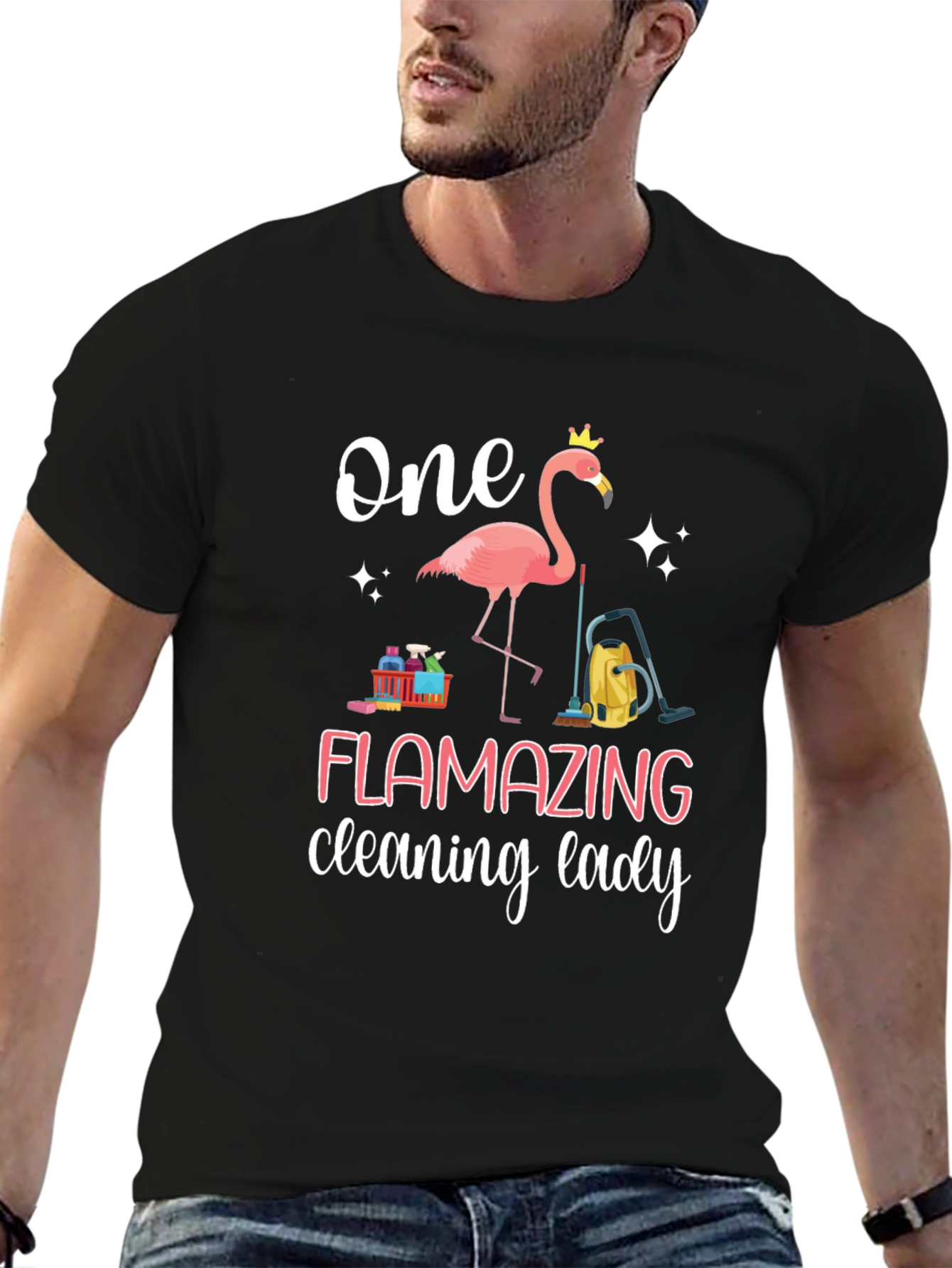 Flamazing Cleaning Lady T-Shirt