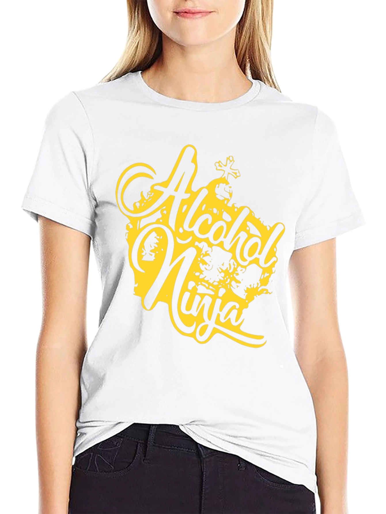 Alcohol Ninja Black Graphic Tee