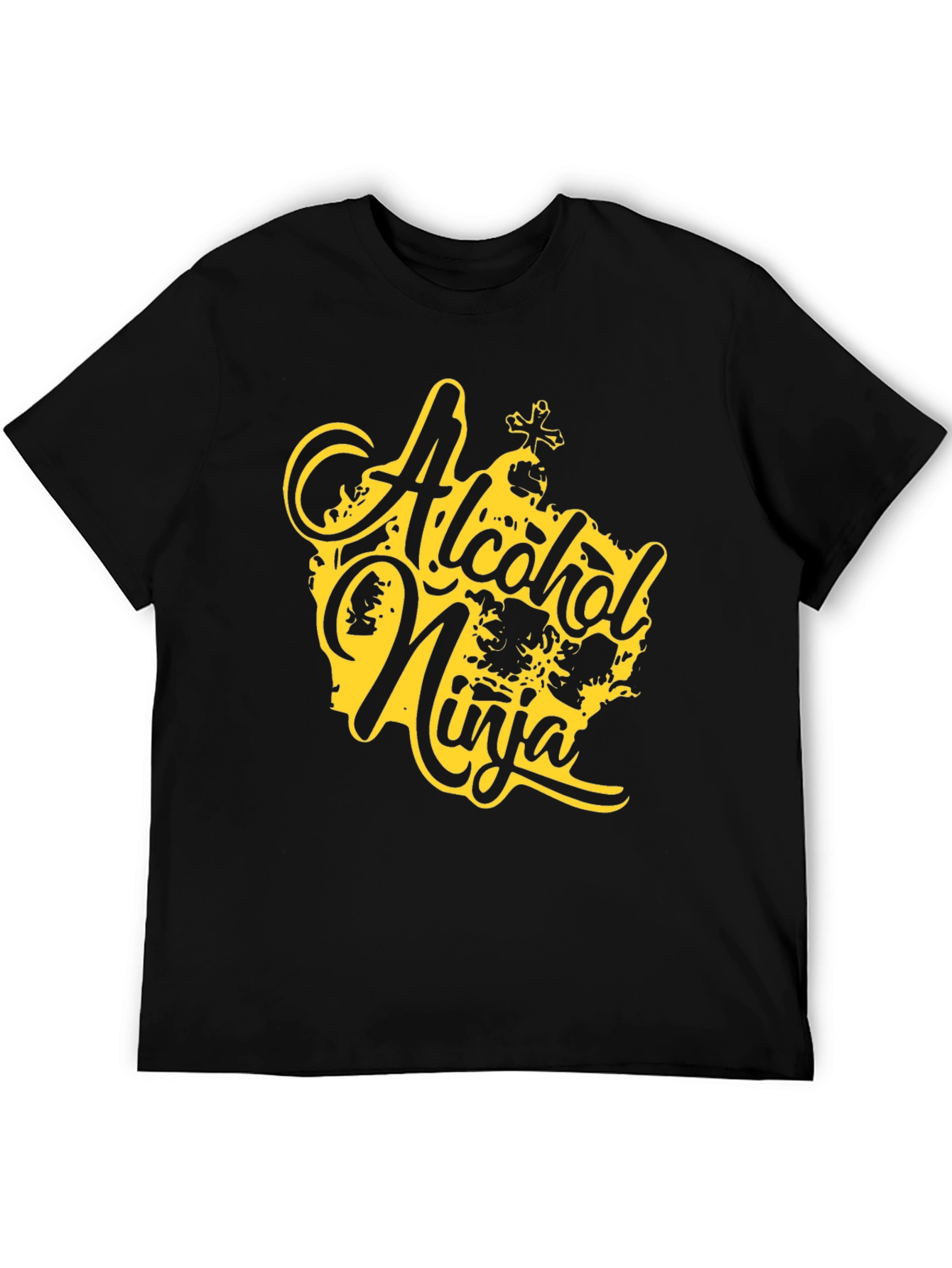 Alcohol Ninja Black Graphic Tee