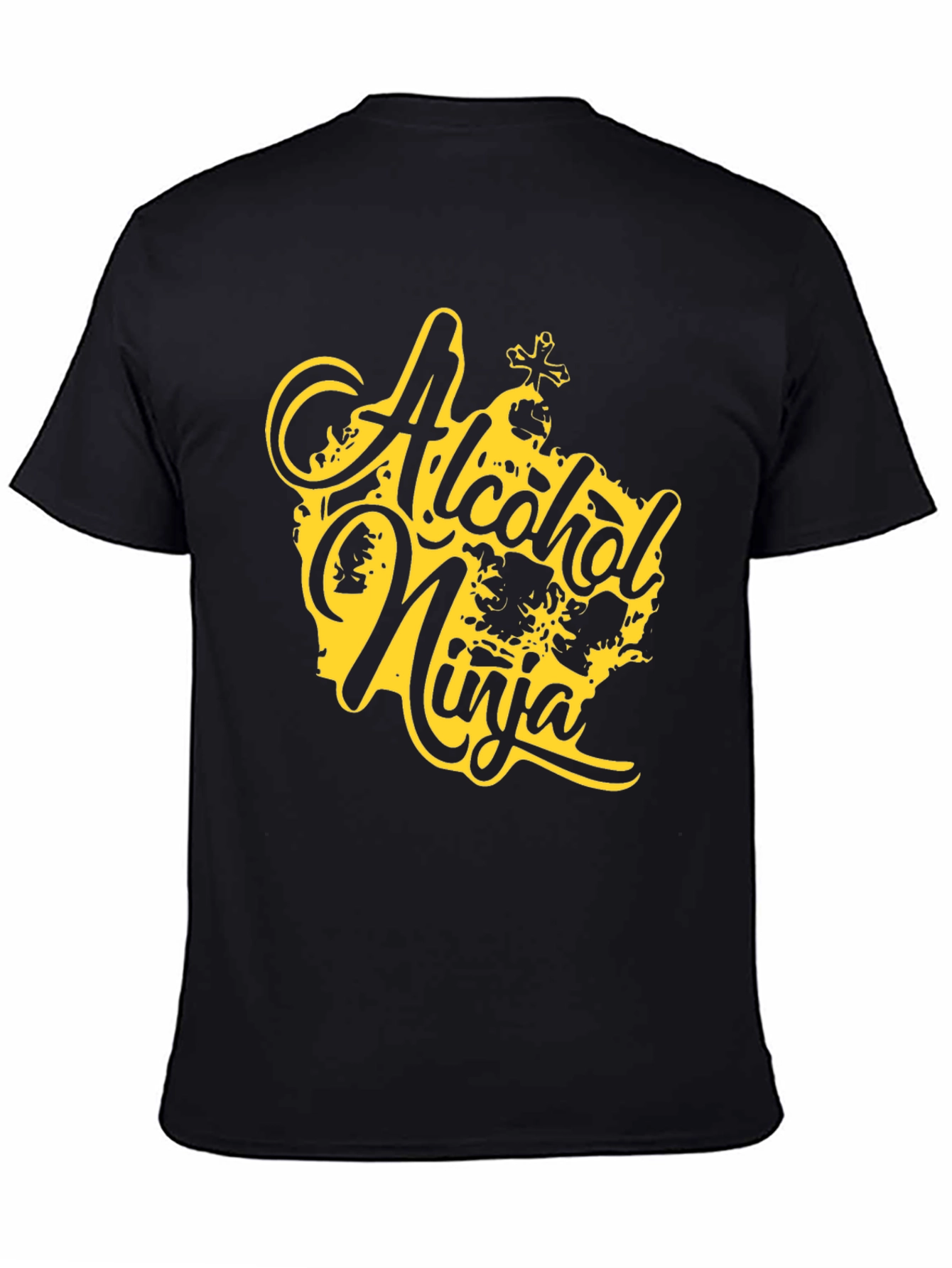 Alcohol Ninja Black Graphic Tee