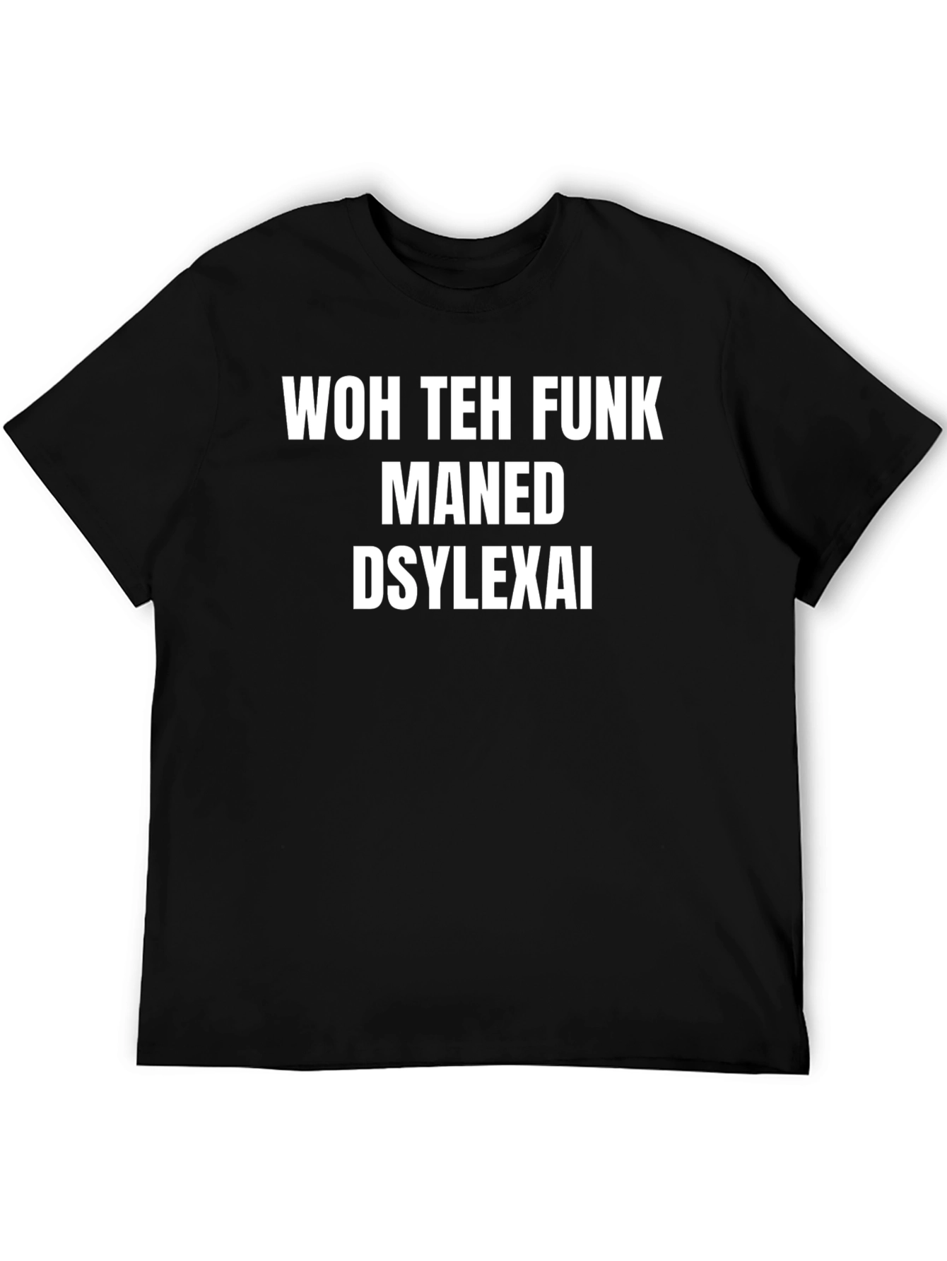 Dyslexia Themed Graphic Tee - Unisex