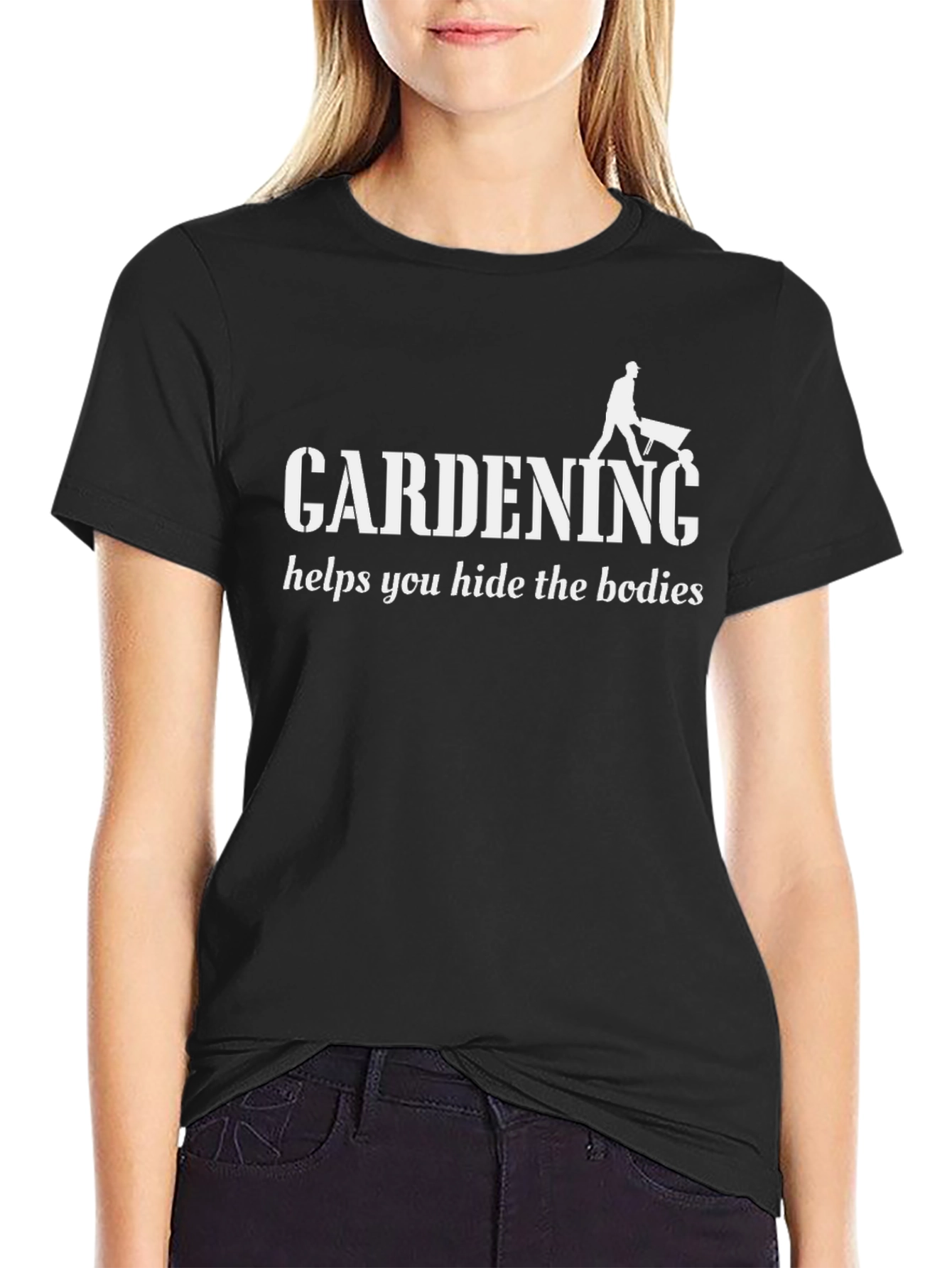 Gardening Hide Bodies T-Shirt - Funny Sarcastic Tee