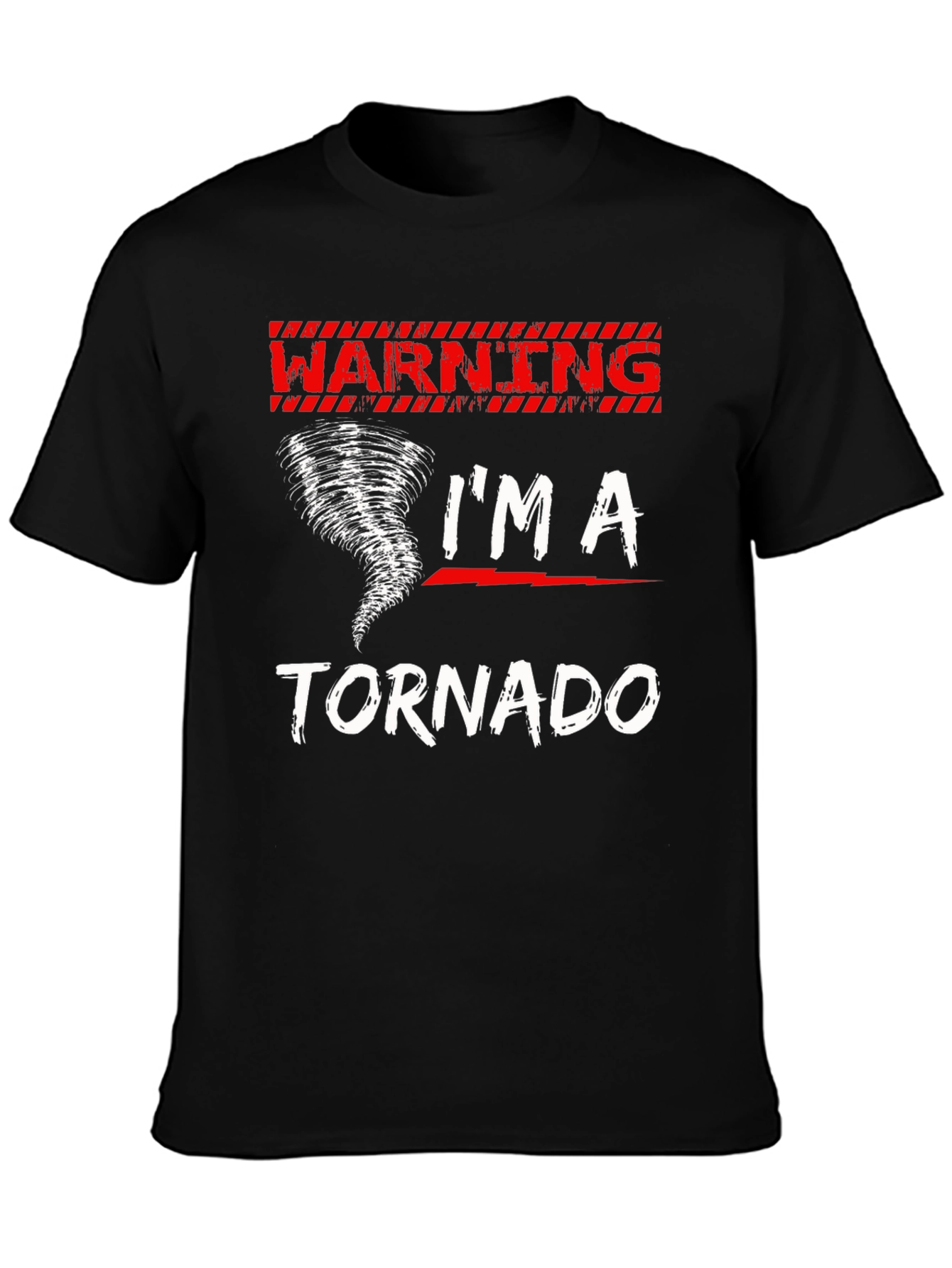 Warning Im A Tornado Graphic T-Shirt
