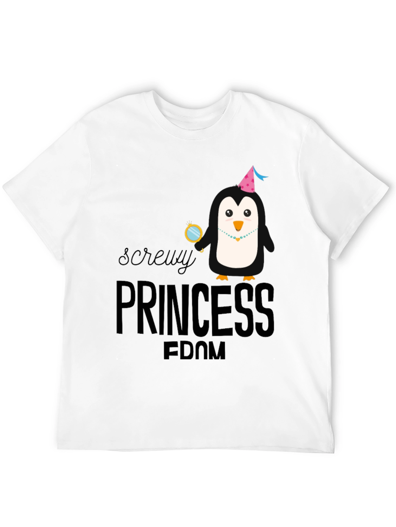 Screw Princessdom Penguin T-Shirt