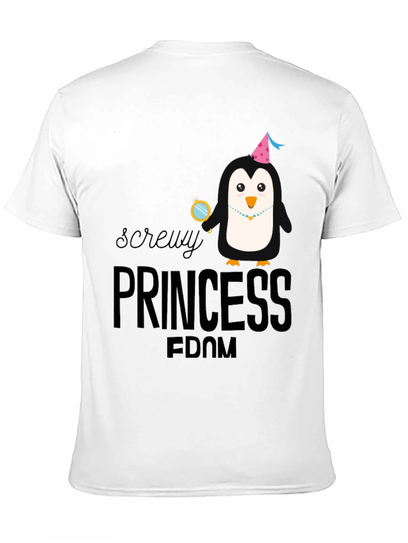 Screw Princessdom Penguin T-Shirt