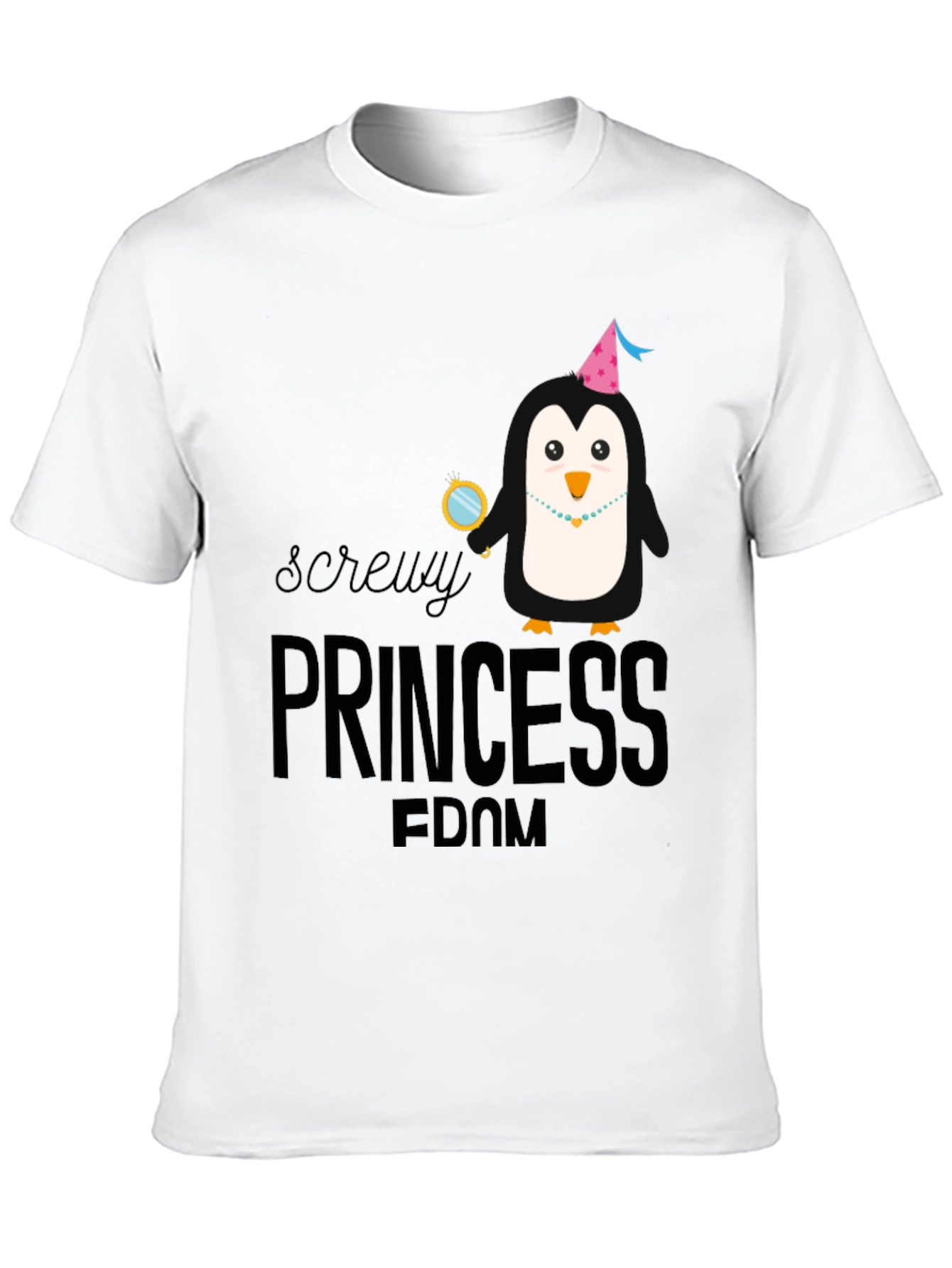 Screw Princessdom Penguin T-Shirt