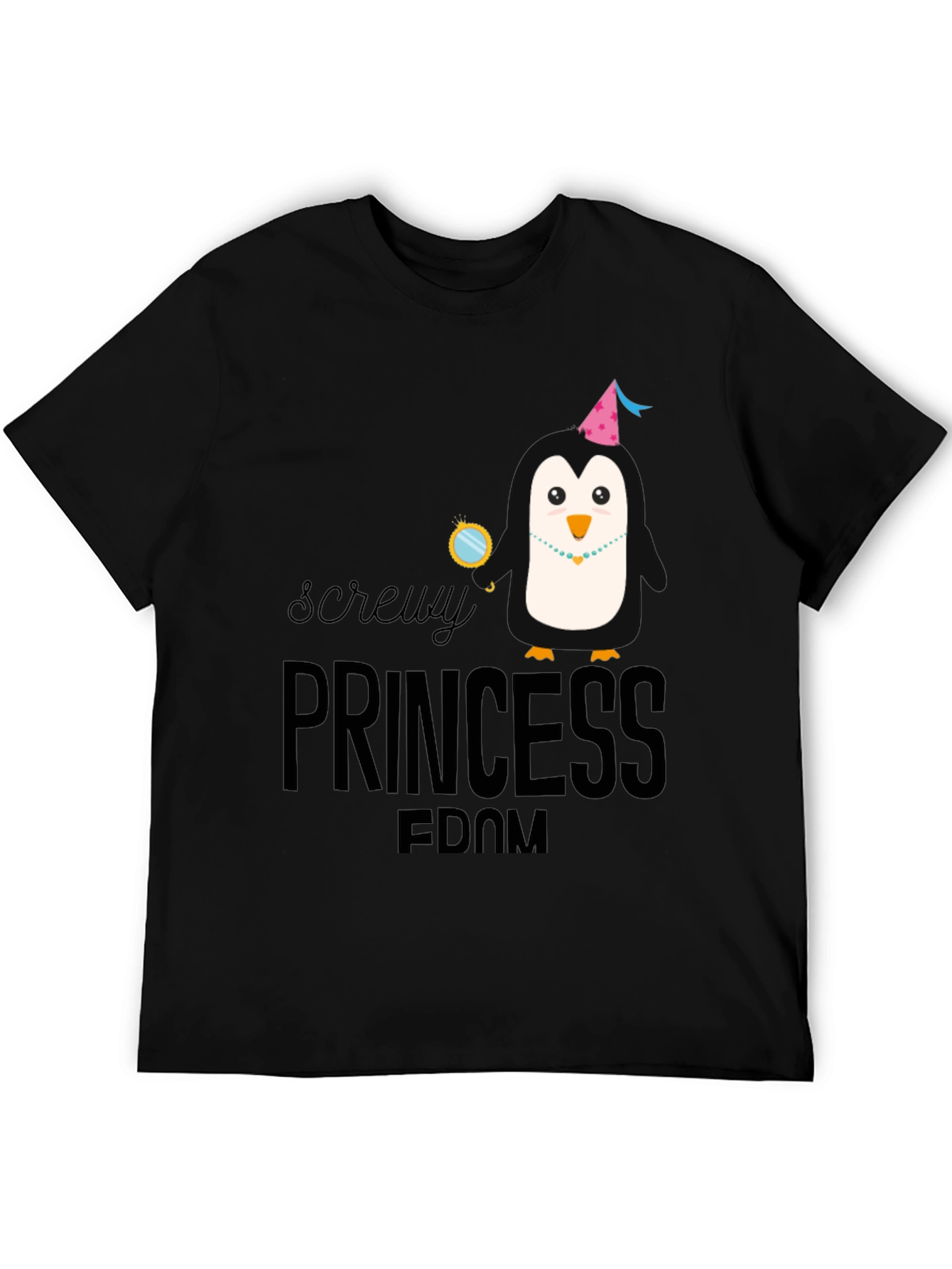 Screw Princessdom Penguin T-Shirt