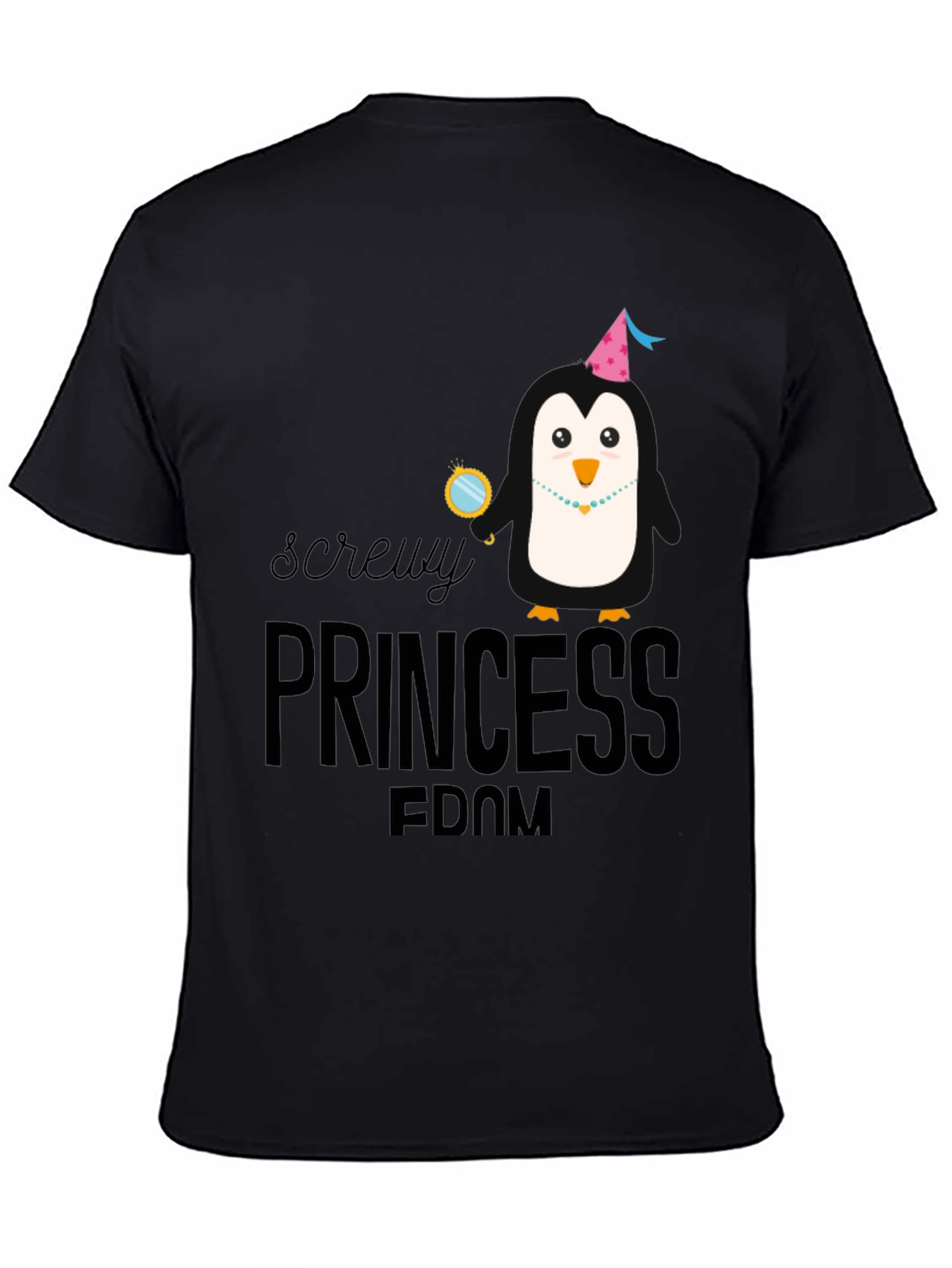 Screw Princessdom Penguin T-Shirt