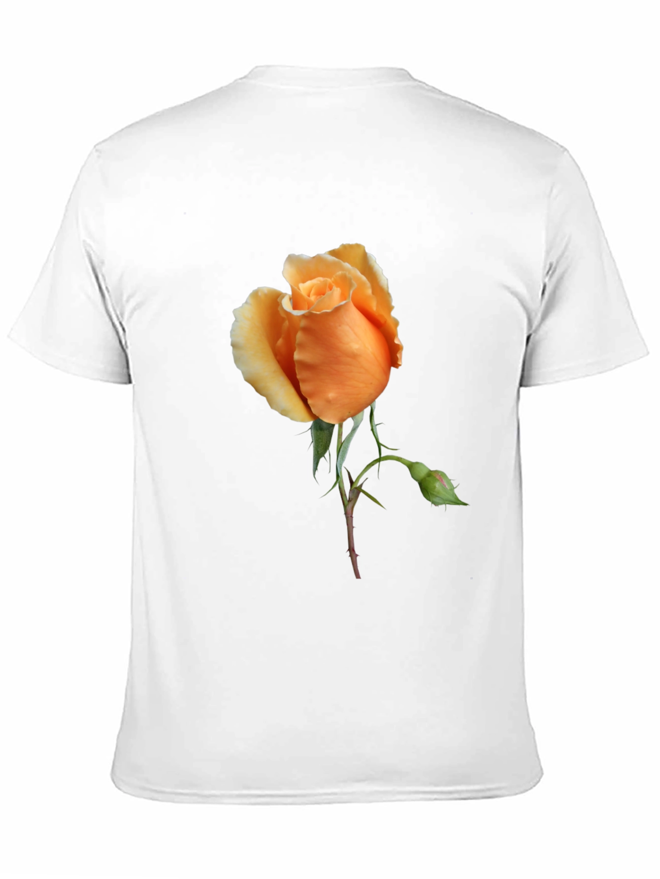 Rose Graphic Tee - Stylish Floral Design