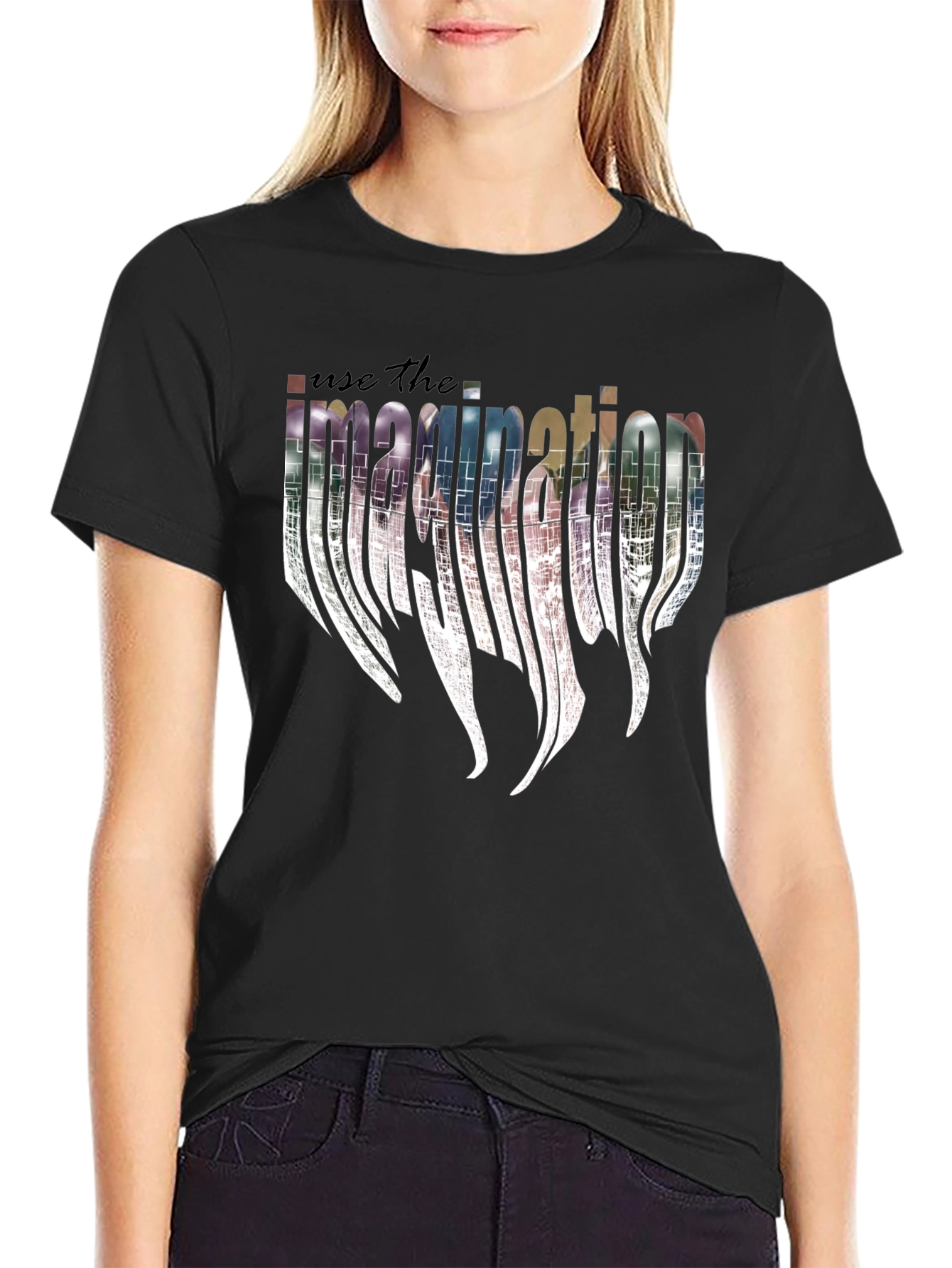 Imagination Graphic Black T-Shirt