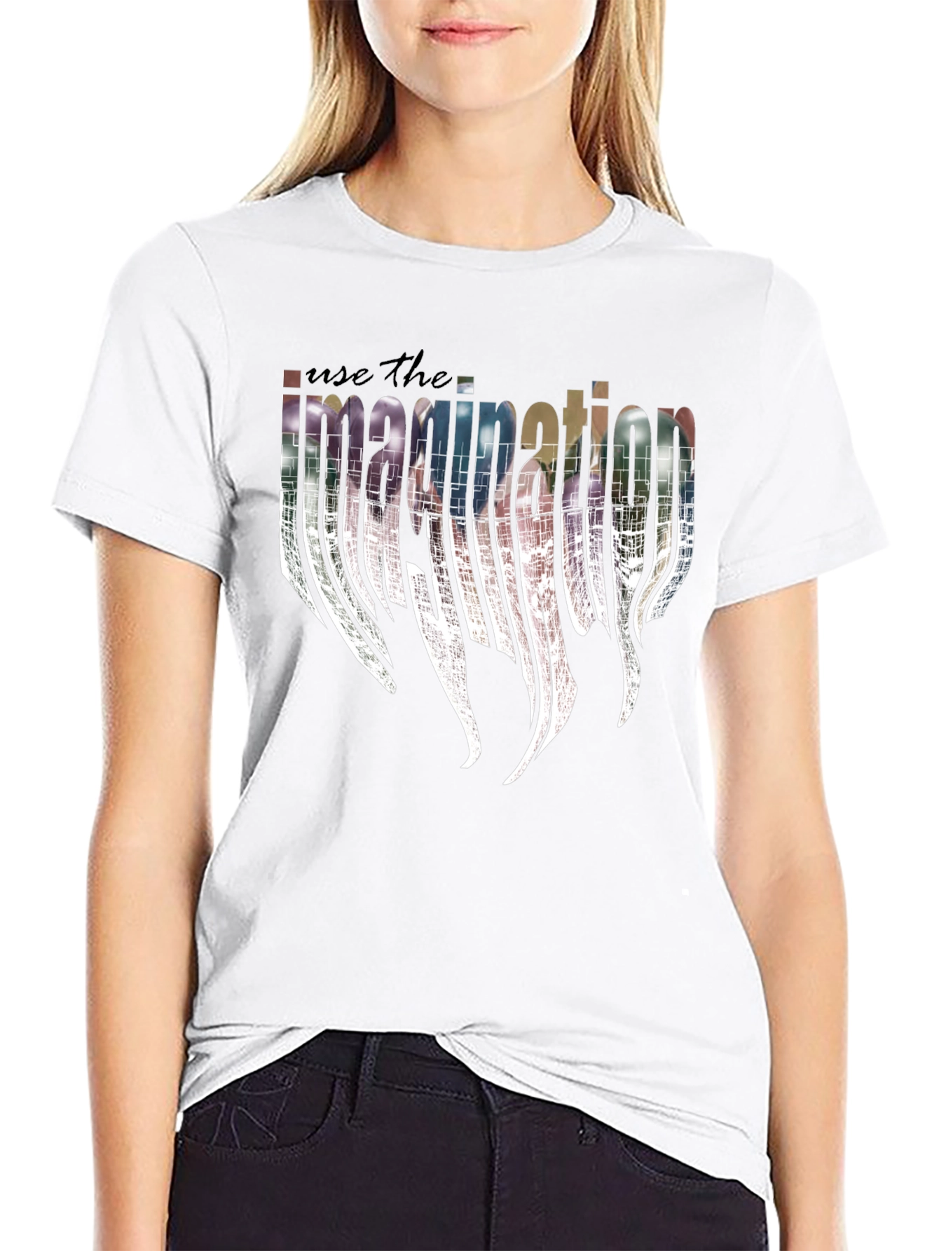 Imagination Graphic Black T-Shirt