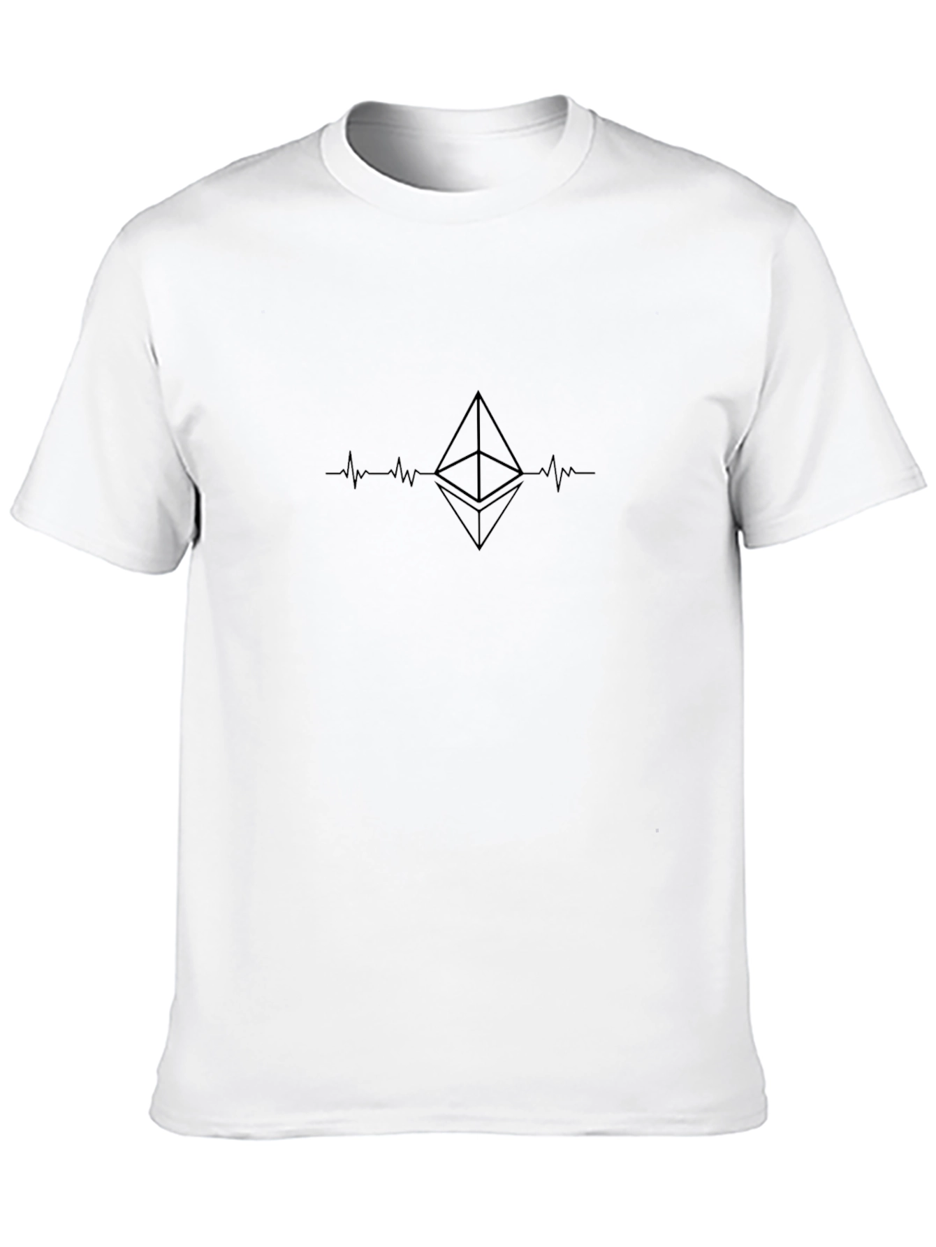Ethereum Heartbeat Black T-Shirt