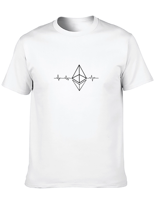 Ethereum Heartbeat Black T-Shirt