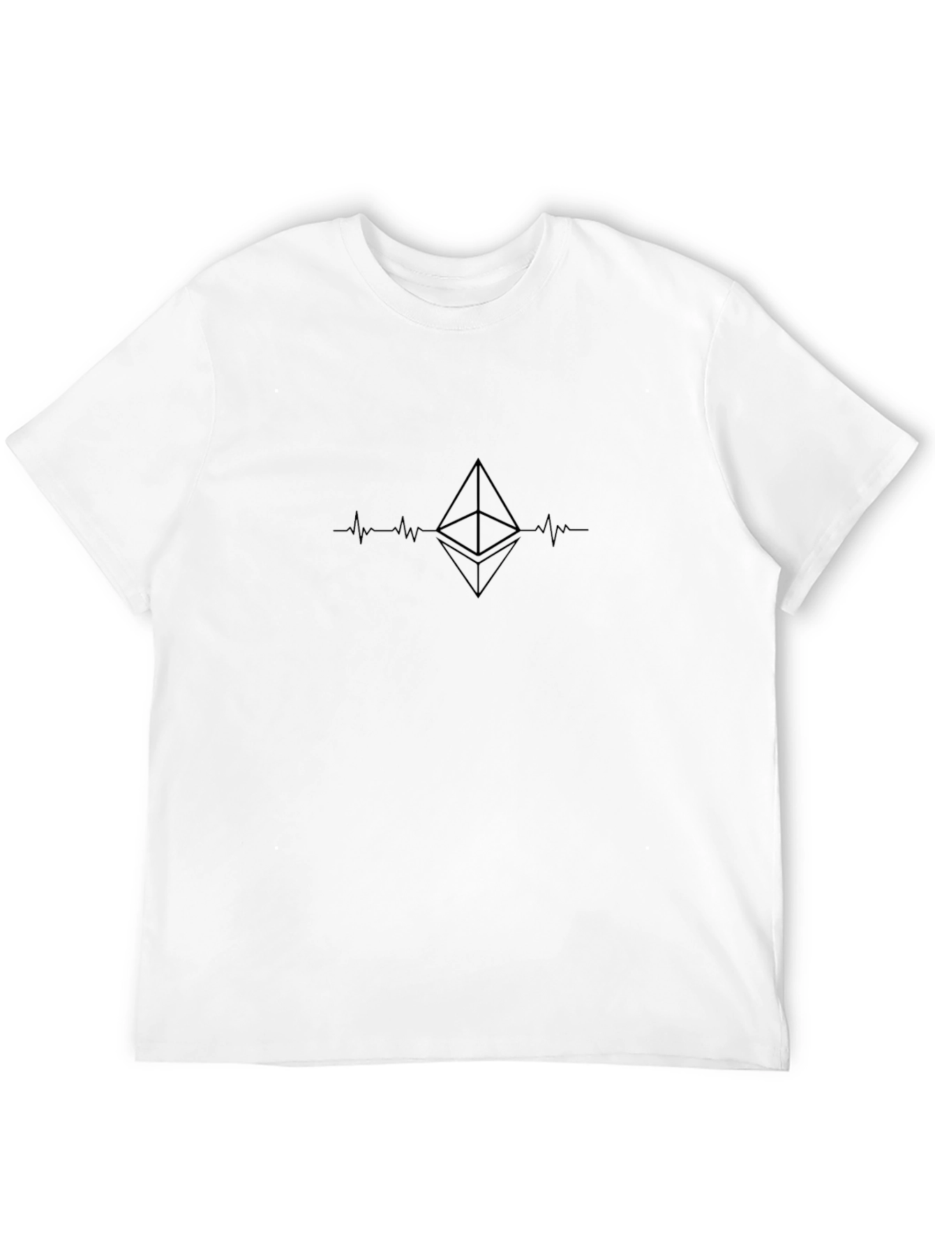 Ethereum Heartbeat Black T-Shirt