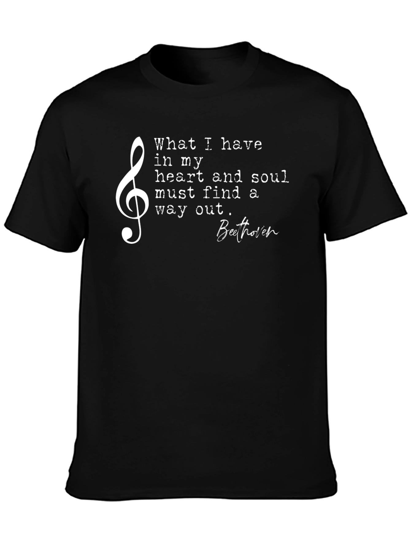 Beethoven Quote Music T-Shirt