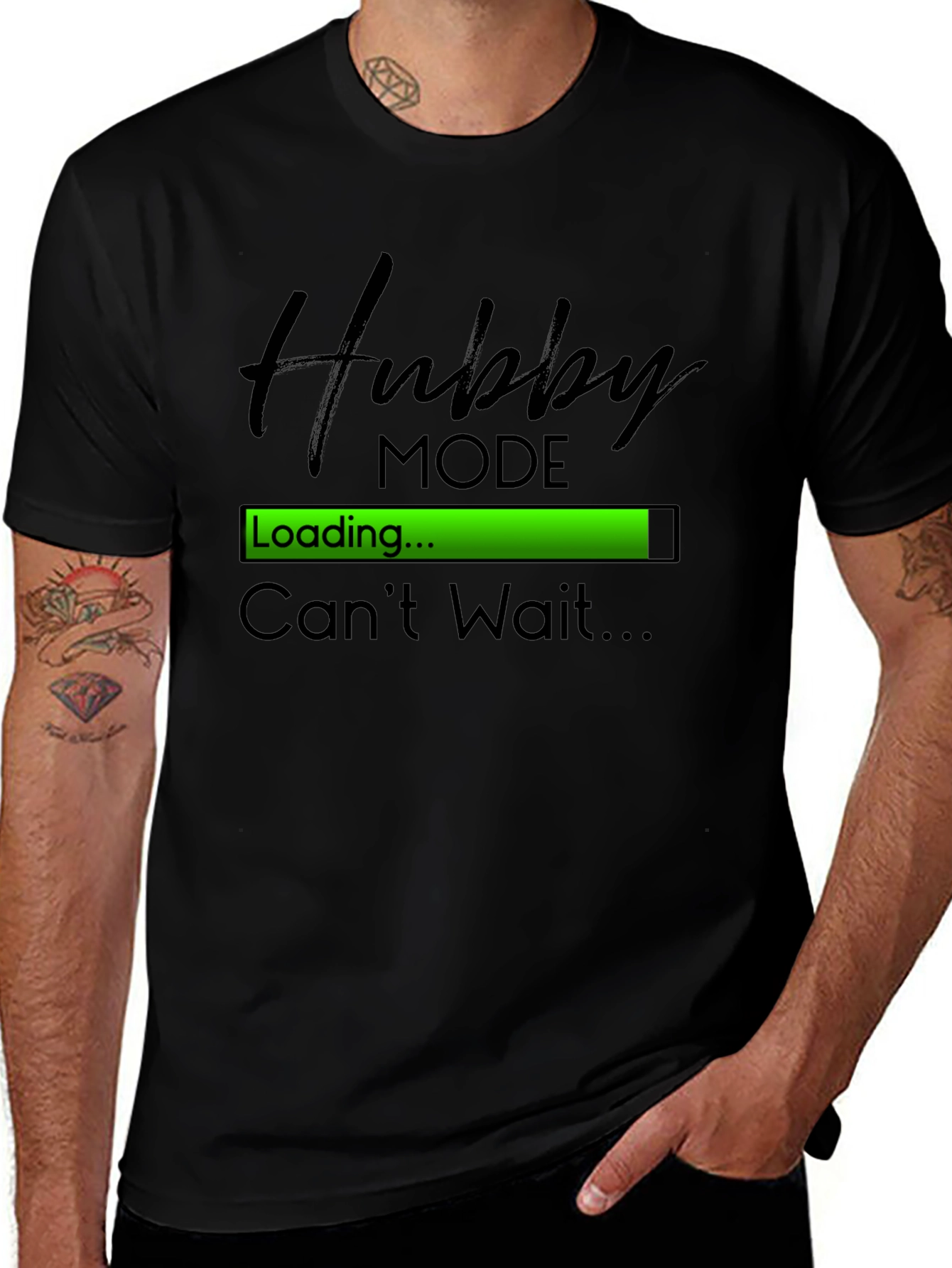 Hubby Mode Loading T-Shirt - Groom to Be Apparel