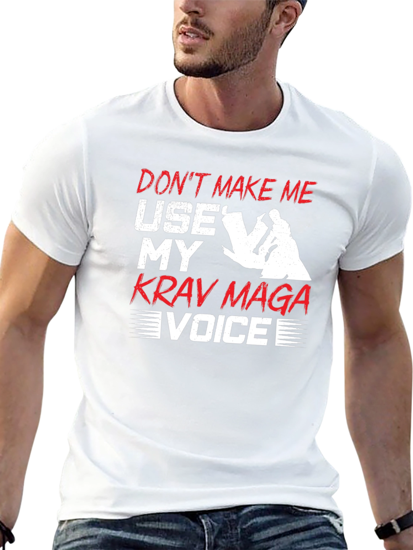 Krav Maga Voice T-Shirt - Martial Arts Funny Tee