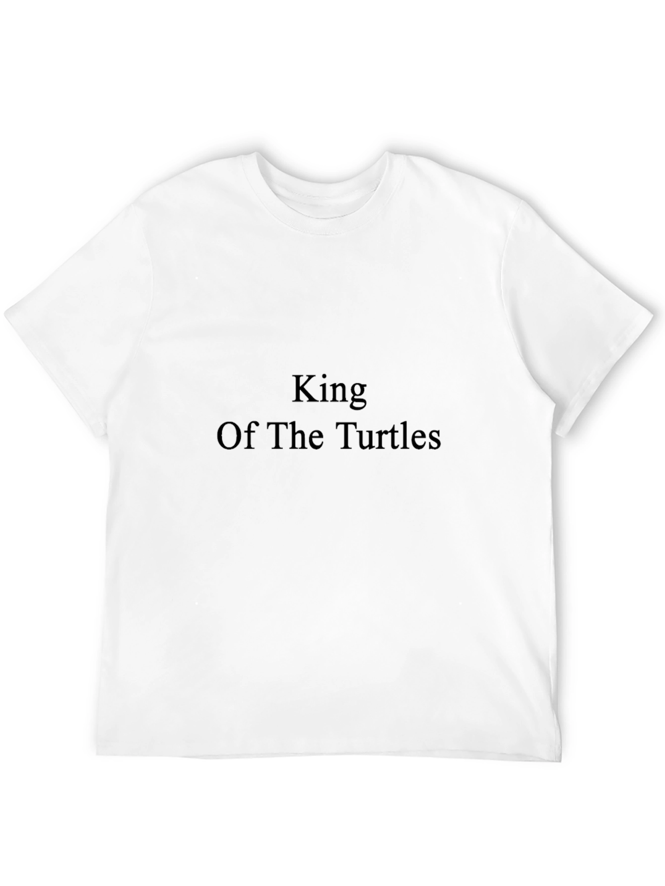 King of the Turtles Black Graphic Tee