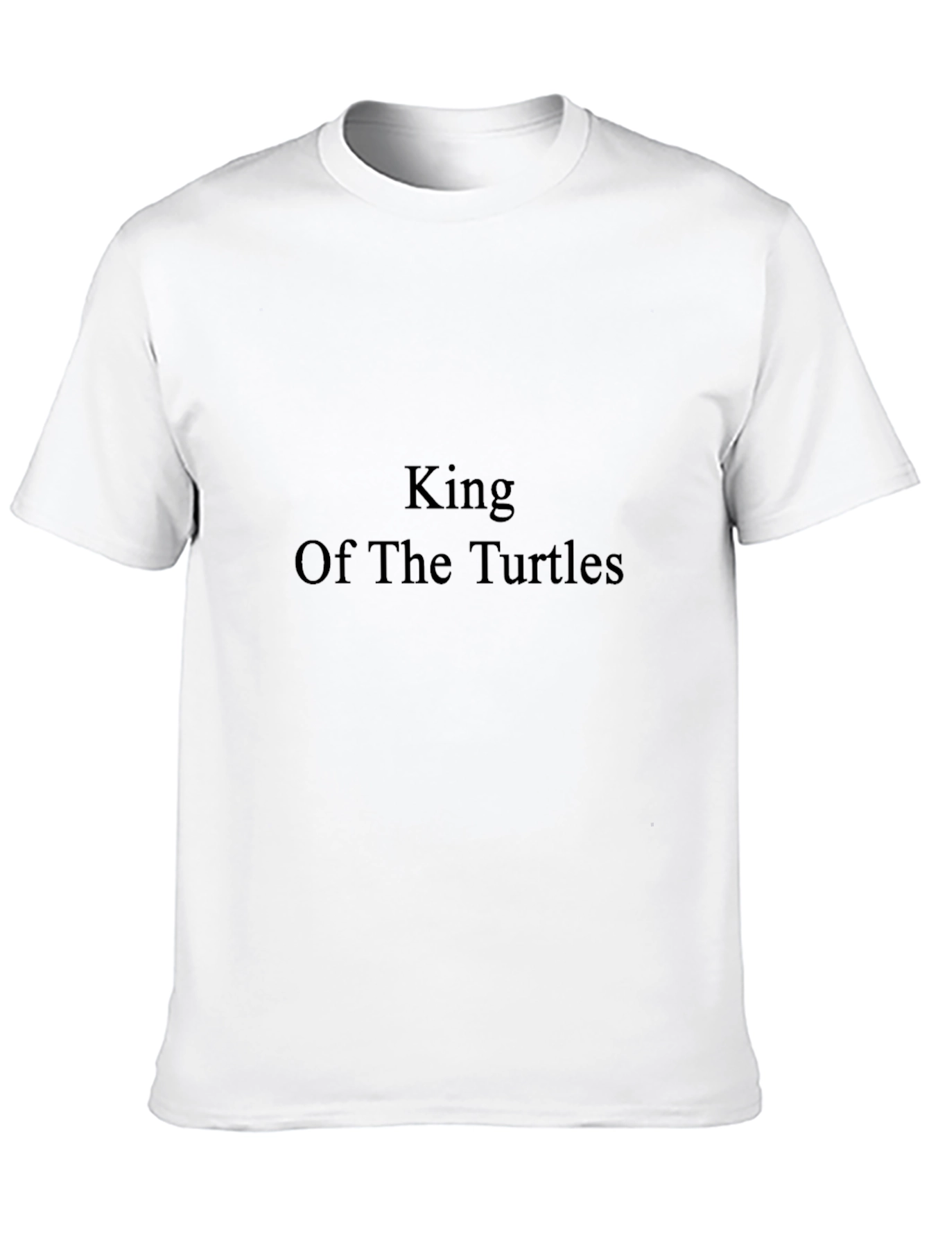 King of the Turtles Black Graphic Tee