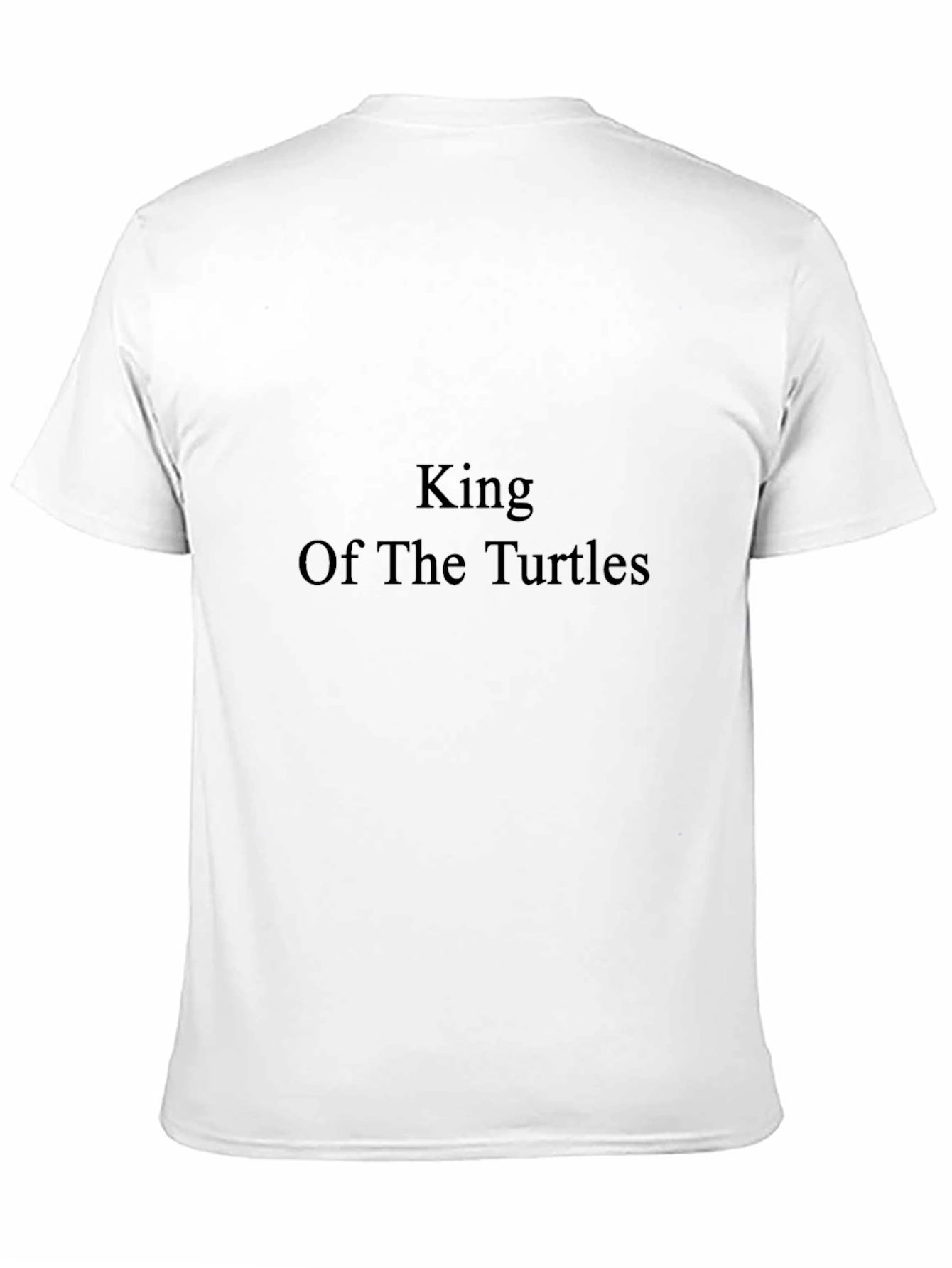 King of the Turtles Black Graphic Tee