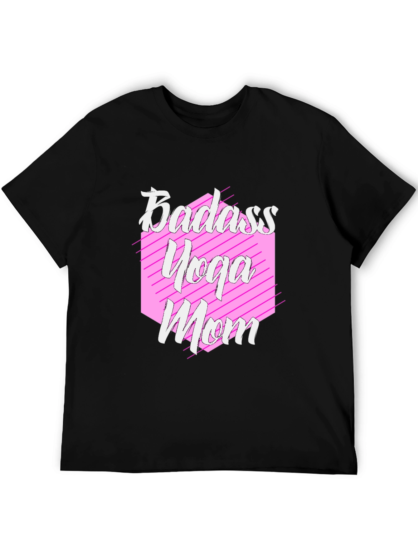 Badass Yoga Mom T-Shirt - Trendy Graphic Tee