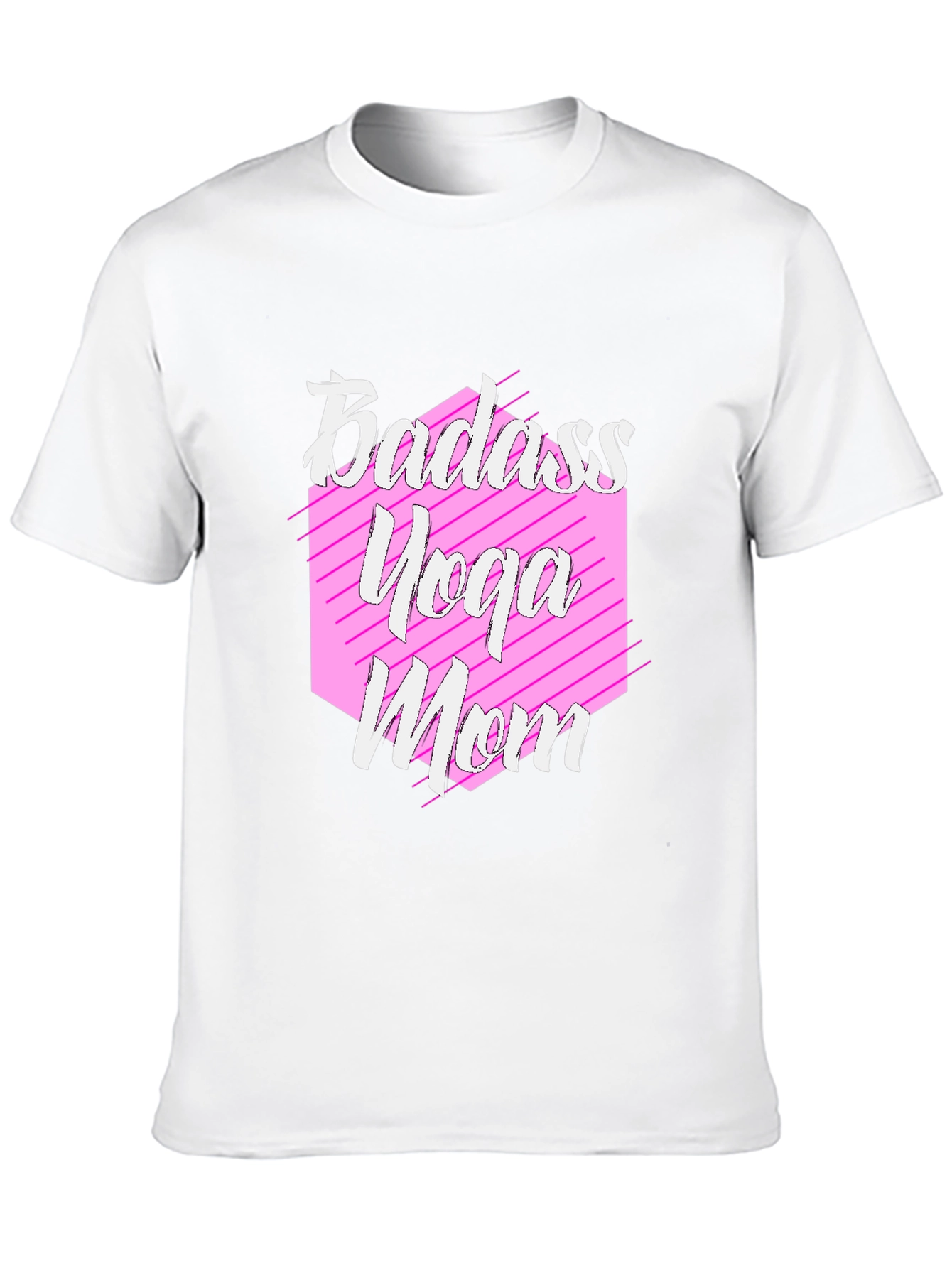 Badass Yoga Mom T-Shirt - Trendy Graphic Tee