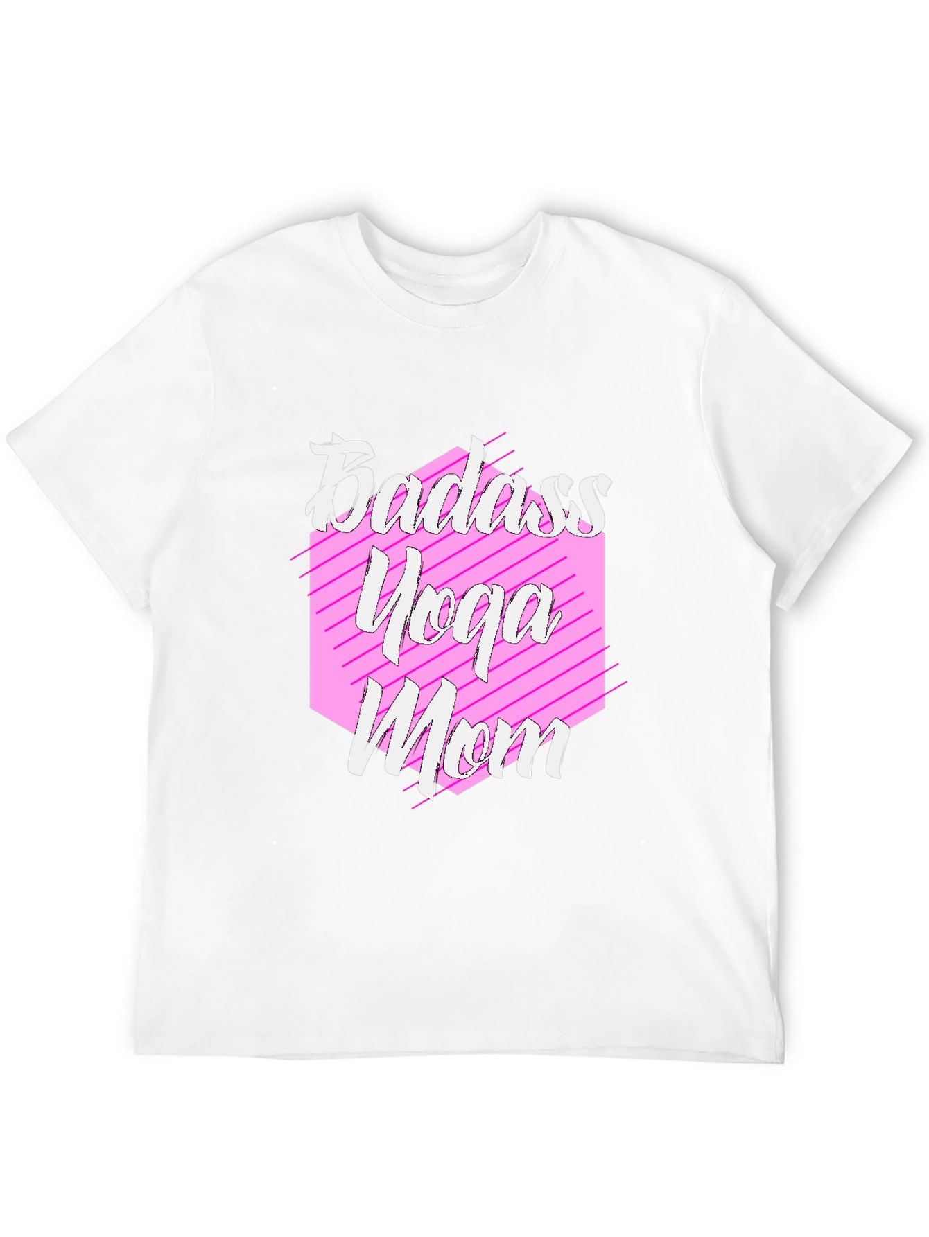 Badass Yoga Mom T-Shirt - Trendy Graphic Tee