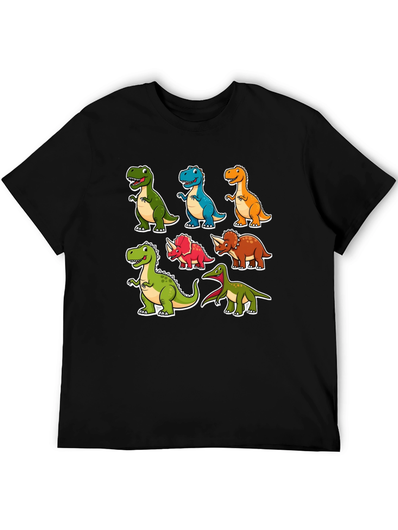 Cartoon Dinosaur T-Shirt Fun Graphic Tee