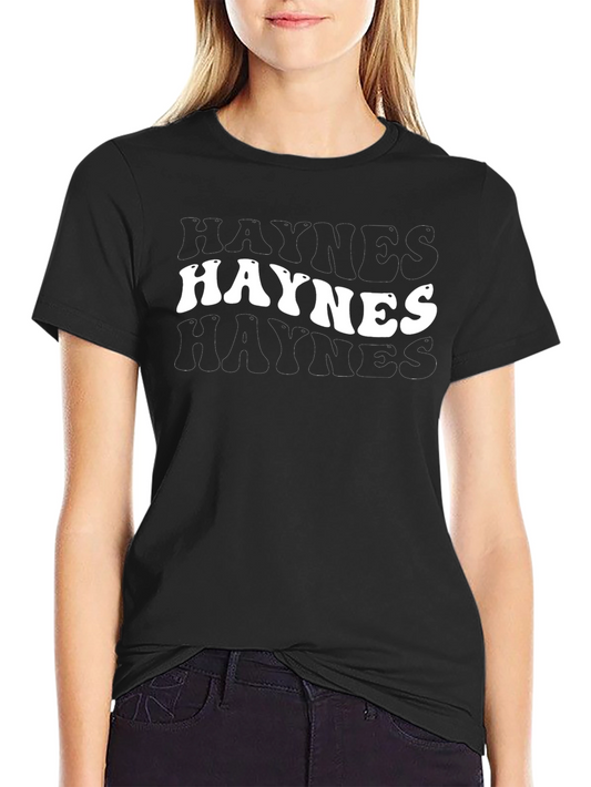 Retro Haynes Graphic Tee - Classic Black T-Shirt
