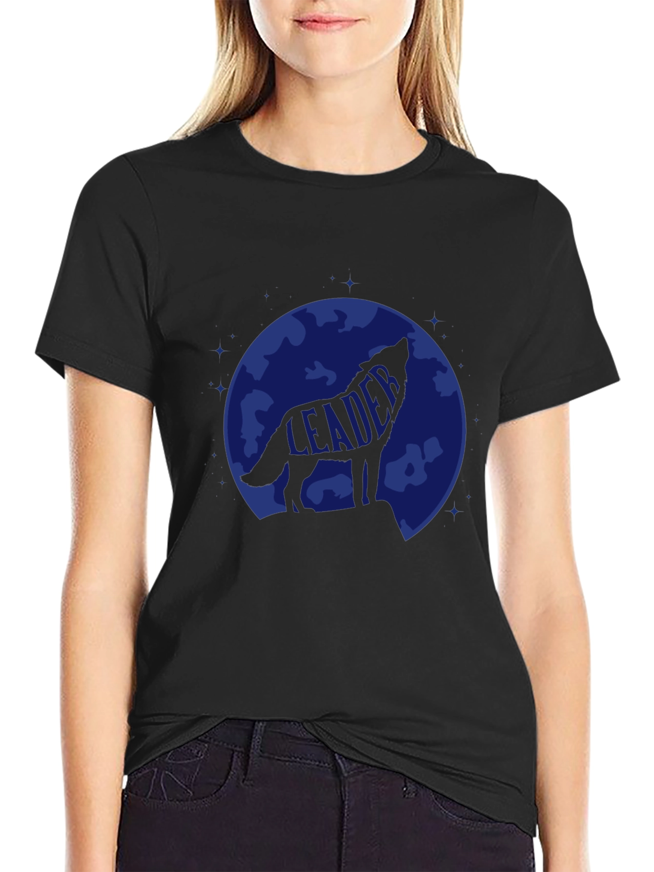 Leader Wolf T-Shirt - Howling at the Moon Tee