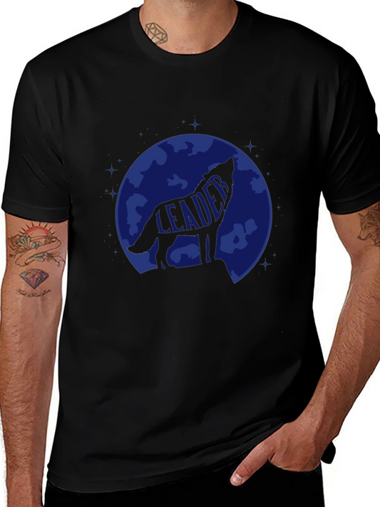 Leader Wolf T-Shirt - Howling at the Moon Tee