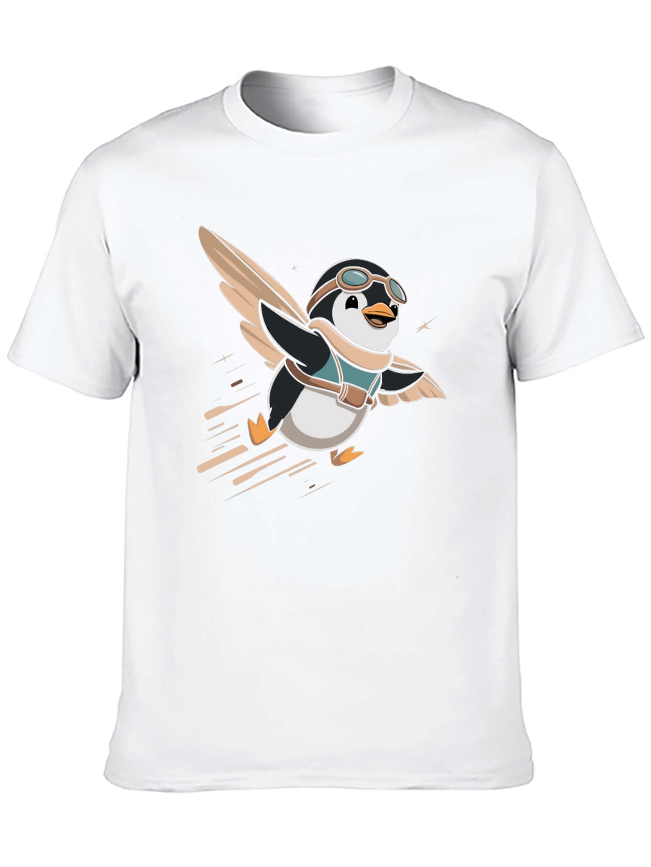 Pilot Penguin Graphic Tee - Black