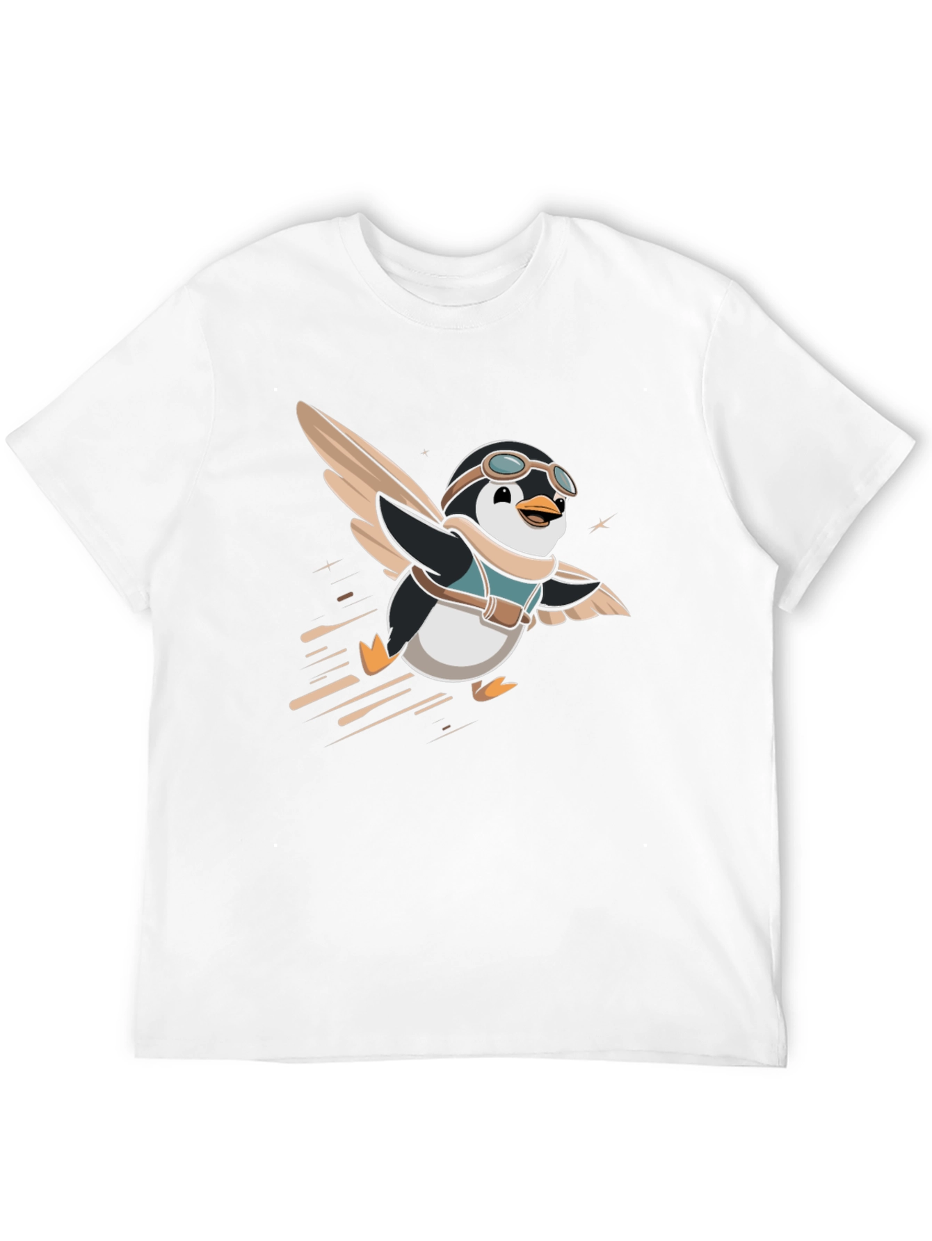 Pilot Penguin Graphic Tee - Black