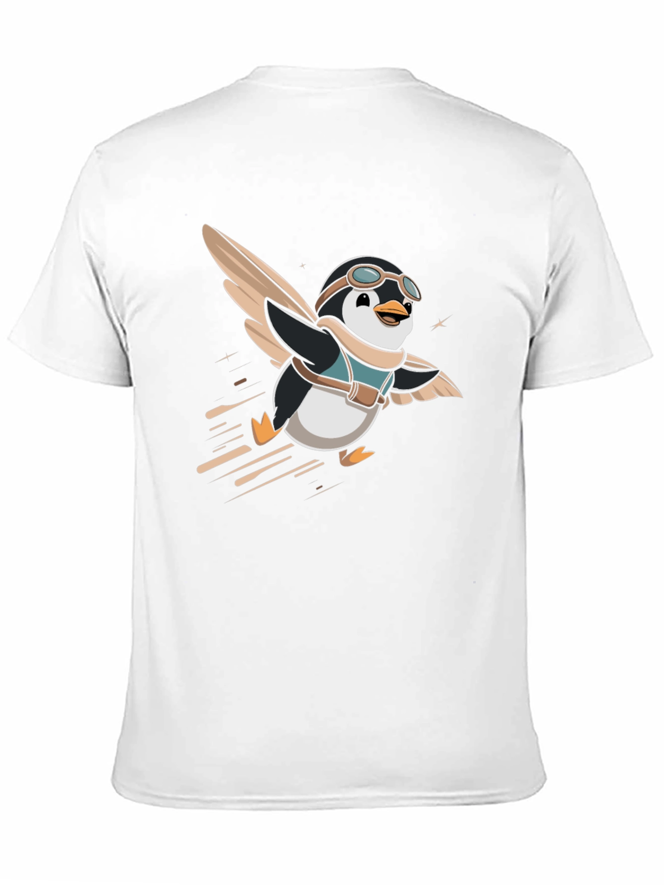 Pilot Penguin Graphic Tee - Black