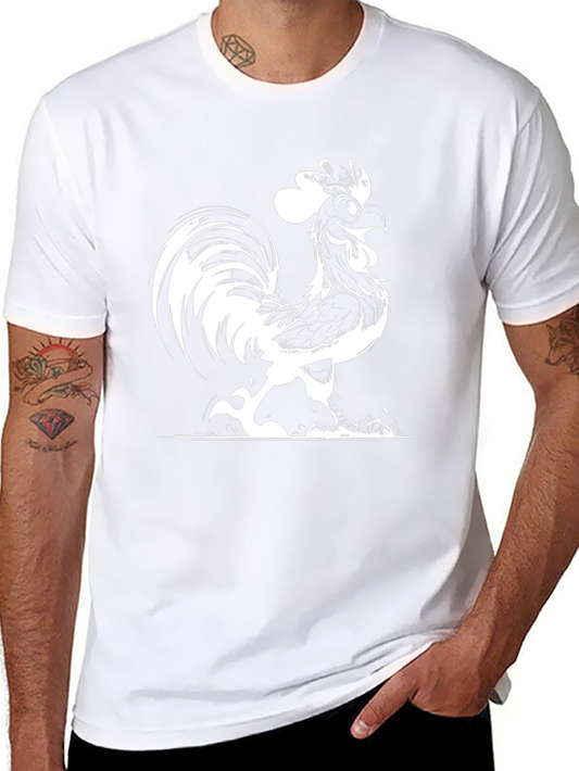 Funky Rooster Graphic T-Shirt